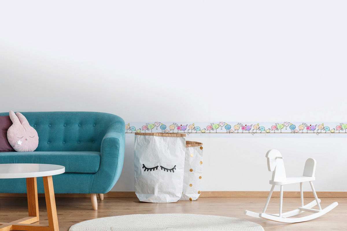 A.S.Creation Bordüre lila blau B/H/D: ca. 15,5x500x5,7 cm Bordüre_selbstklebend - blau/lila (5,70/500,00cm) - A.S.Creation