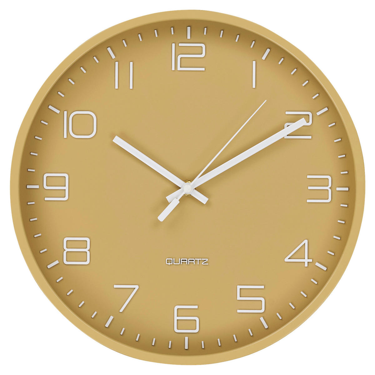 Wanduhr Rosolini ocker B/H/L: ca. 4x30x30 cm Rosolini - ocker (30,00/4,00/30,00cm)