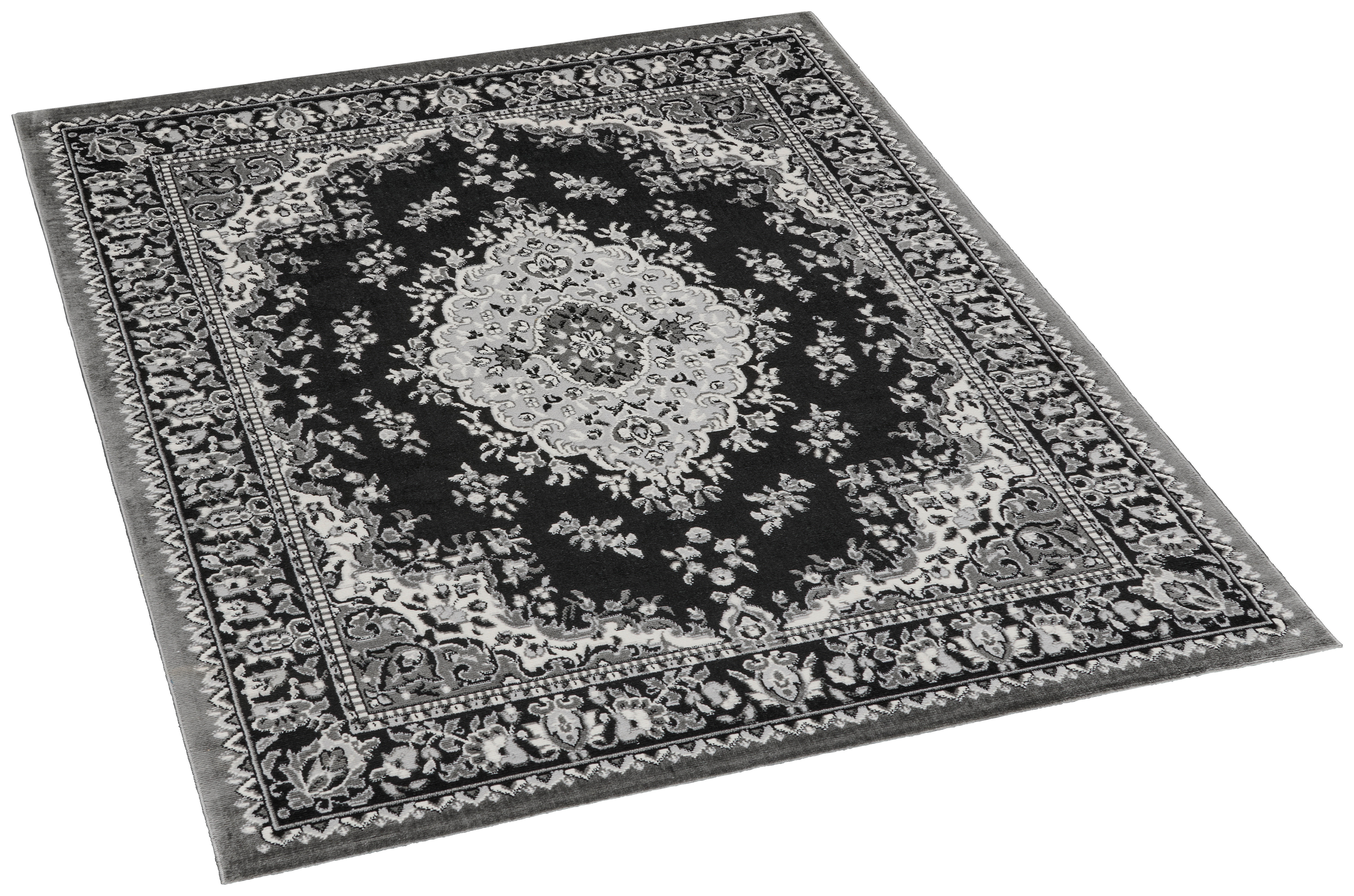 Webteppich Manila schwarz B/L: ca. 200x280 cm Manila - schwarz (200,00/280,00cm)