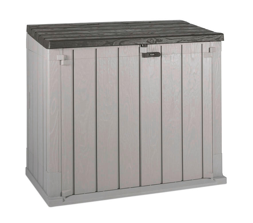 Toomax Mülltonnenbox Stora Way taupe B/H/L: ca. 111x74,5x129,5 cm Stora Way - braun/taupe (129,50/111,00/74,50cm) - Toomax