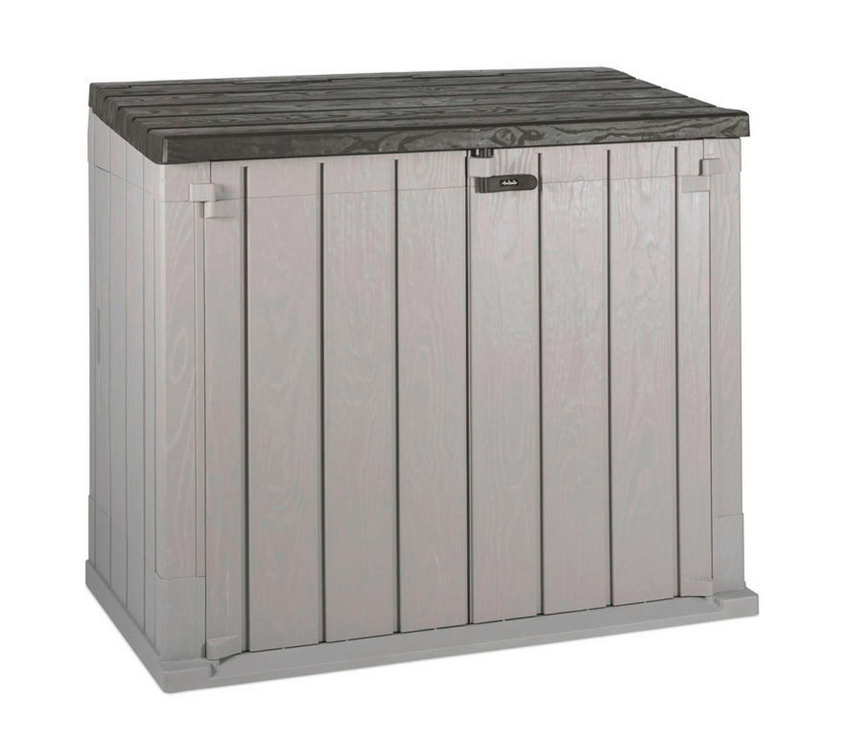 Toomax Mülltonnenbox Stora Way taupe B/H/L: ca. 111x74,5x129,5 cm Stora Way - braun/taupe (129,50/111,00/74,50cm) - Toomax