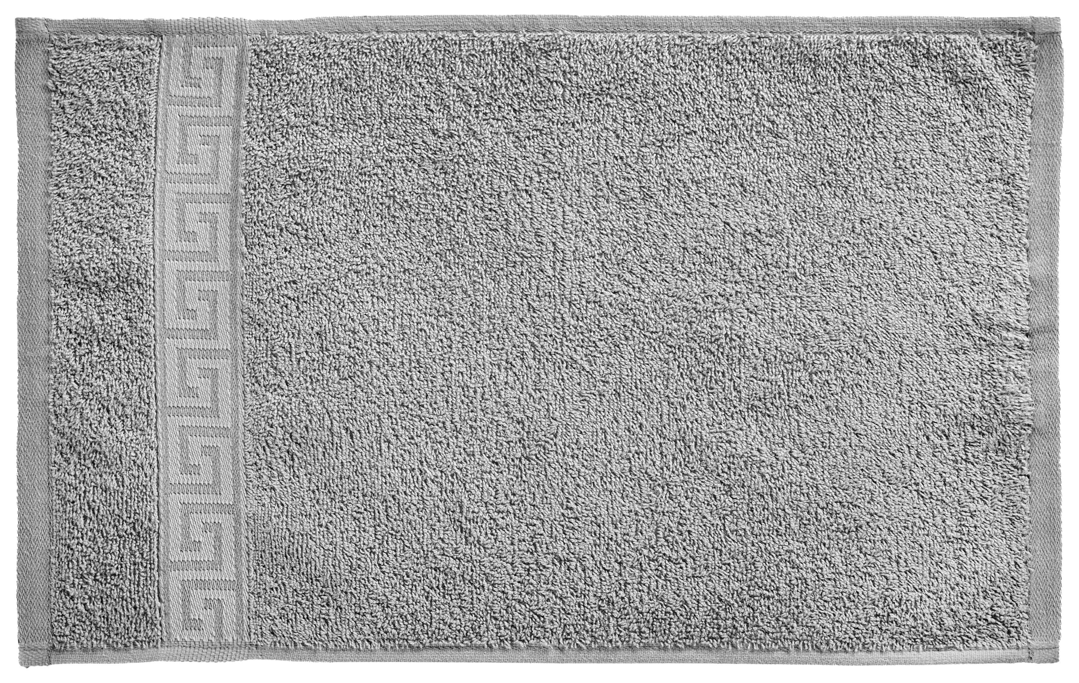 Gästetuch Gästetuch_Meand 30x50 silber - silber (30,00/50,00cm) - POCOline