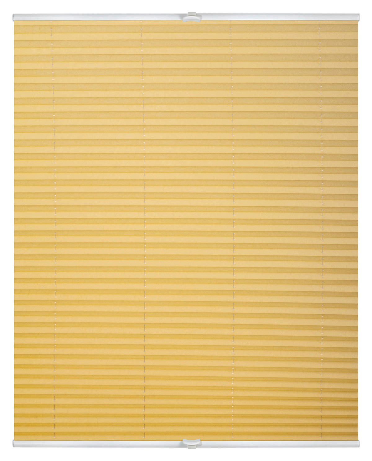 LICHTBLICK Spannplissee gelb B/L: ca. 95x130 cm Plissee_Klemmfix - gelb (95,00/130,00cm) - LICHTBLICK