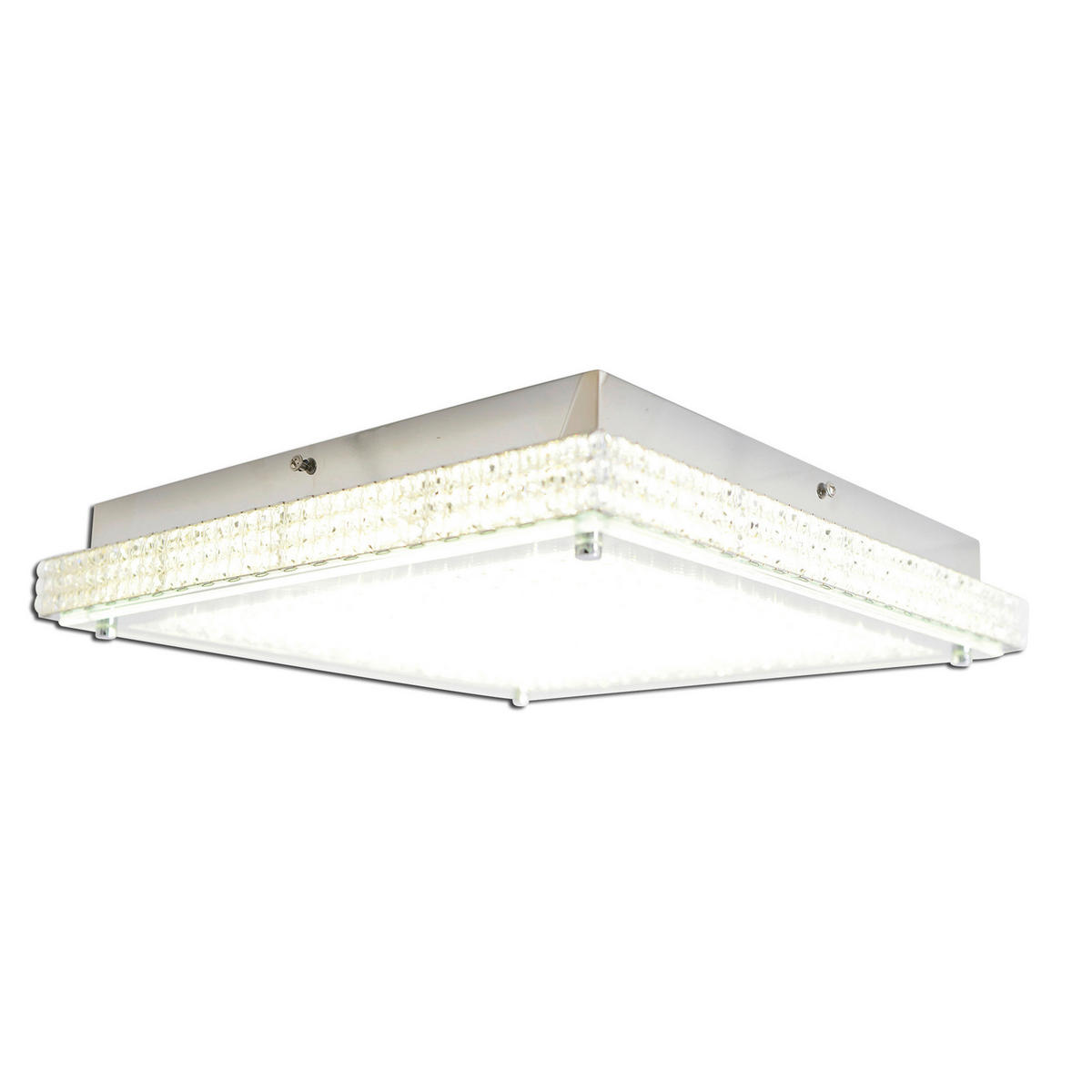 Näve Leuchten Deckenleuchte 1200931 transparent Metall Kunststoff B/H/T: ca. 39x7,2x39 cm null 1 Brennstellen Madrid - transparent (39,00/7,20/39,00cm) - Näve Leuchten