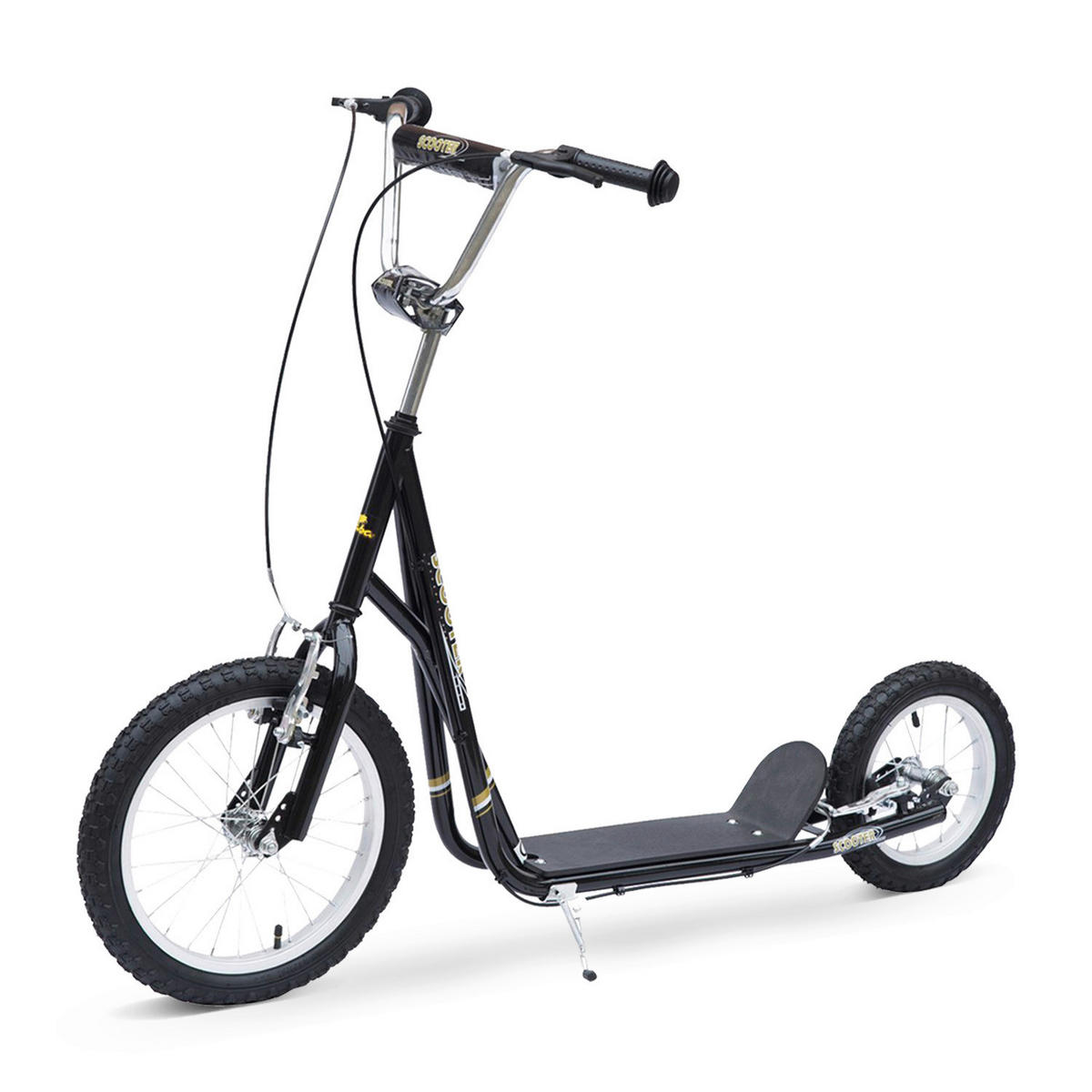 HOMCOM Kinderroller schwarz Kinderroller - schwarz (125,00/58,00/100,00cm) - HOMCOM