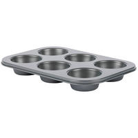 Muffin-Backform grau Stahlblech Muffin-Backform_6er - grau