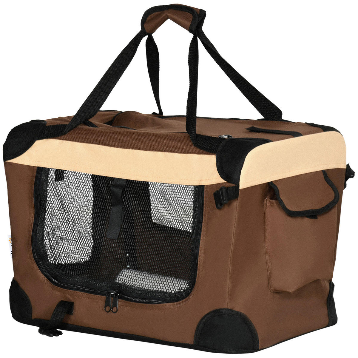 PawHut Hunde-Zubehör braun Polyester B/H/L: ca. 33,5x50,5x35 cm Hundetasche - braun (35,00/33,50/50,50cm) - PawHut