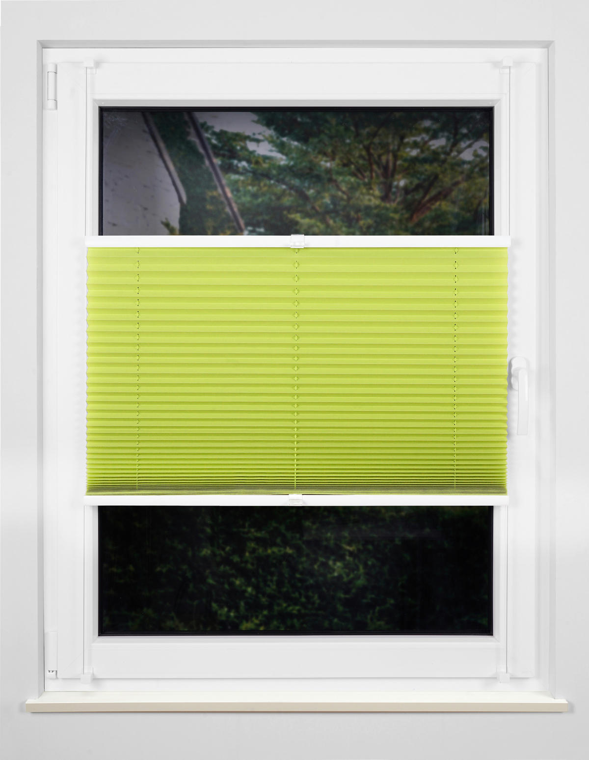 Hochwertiges Klemmplissee hellgrün B/L: ca. 50x130 cm Hochwertiges_Klemmplissee_Free - hellgrün (50,00/130,00cm)
