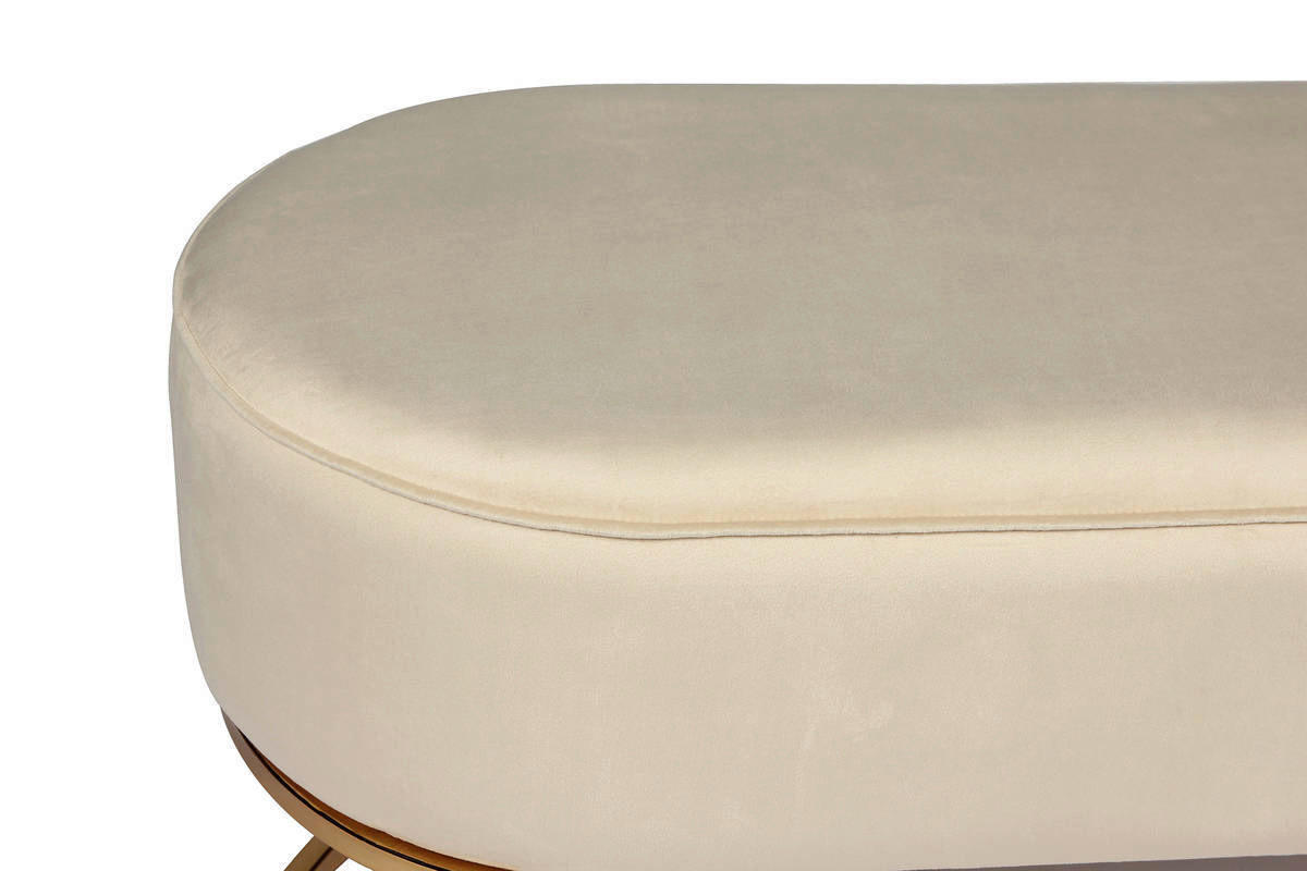 Sitzbank Athea 200 creme B/H/T: ca. 40x42x105 cm Athea 200 - gold/creme (40,00/42,00/105,00cm) - 360 Living
