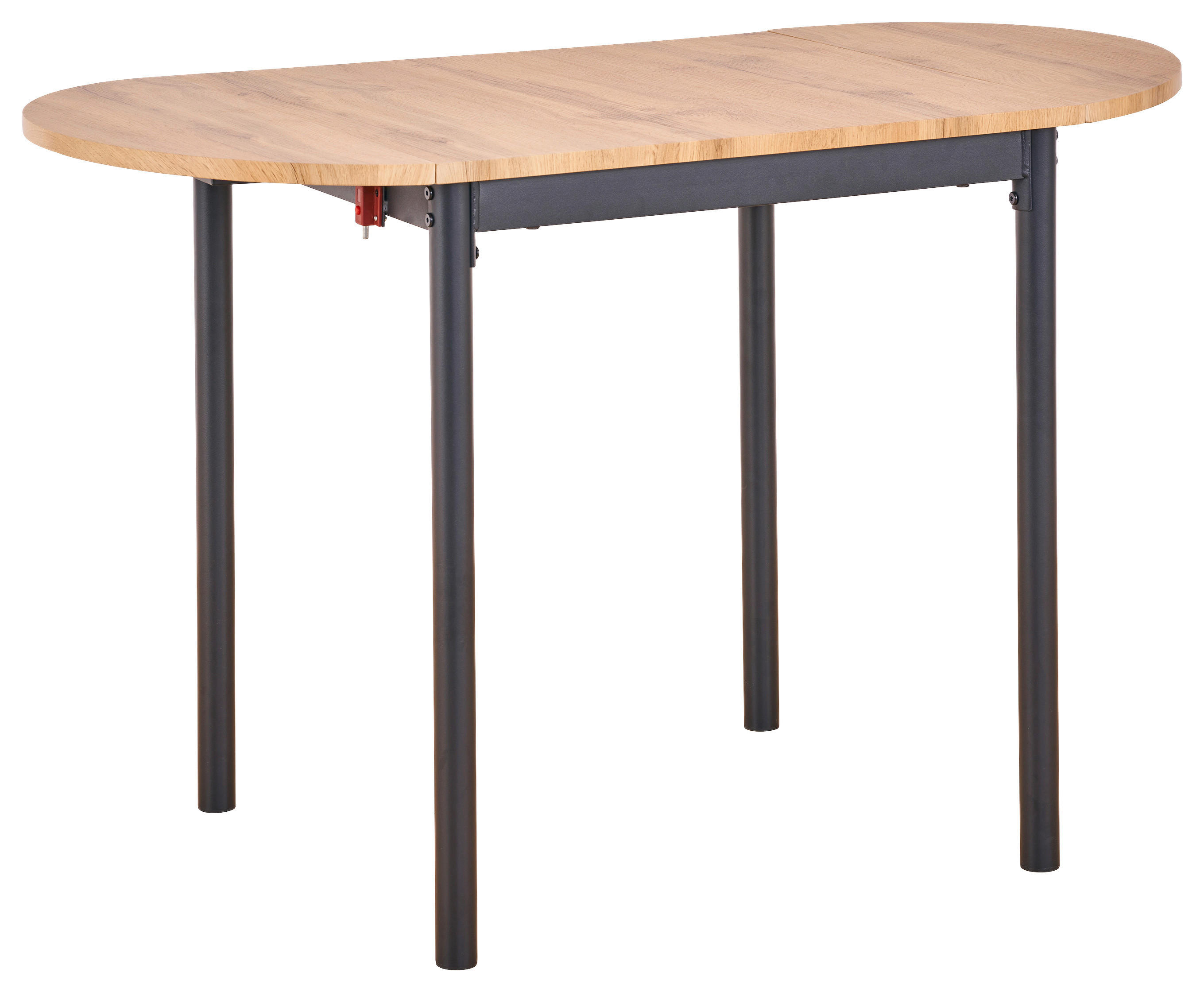 Eiche schwarz Wildeiche B/H/T: ca. 115x74x61 cm Lisa_Küchentisch_JX-18A603 - Eiche/schwarz (115,00/74,00/61,00cm)