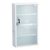 Zeller Medizinschrank weiß Metall B/H/L: ca. 12x60x30 cm Medizinschrank - weiß (30,00/12,00/60,00cm) - Zeller