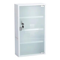 Zeller Medizinschrank weiß Metall B/H/L: ca. 12x60x30 cm Medizinschrank - weiß (30,00/12,00/60,00cm) - Zeller