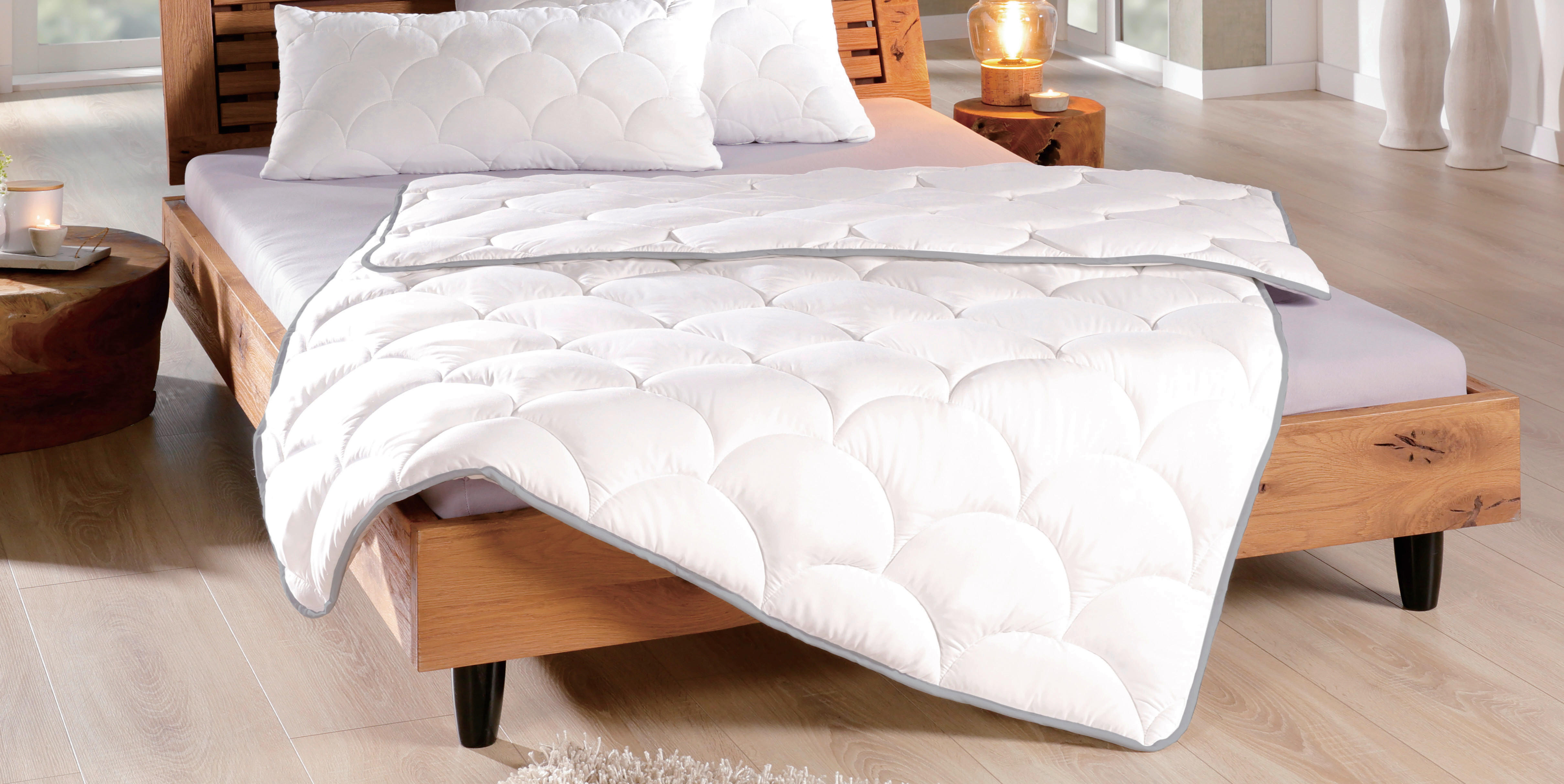 Steppbett Leichtsteppbett_Super-Soft 135x200 - weiß (135,00/200,00cm) - POCOline
