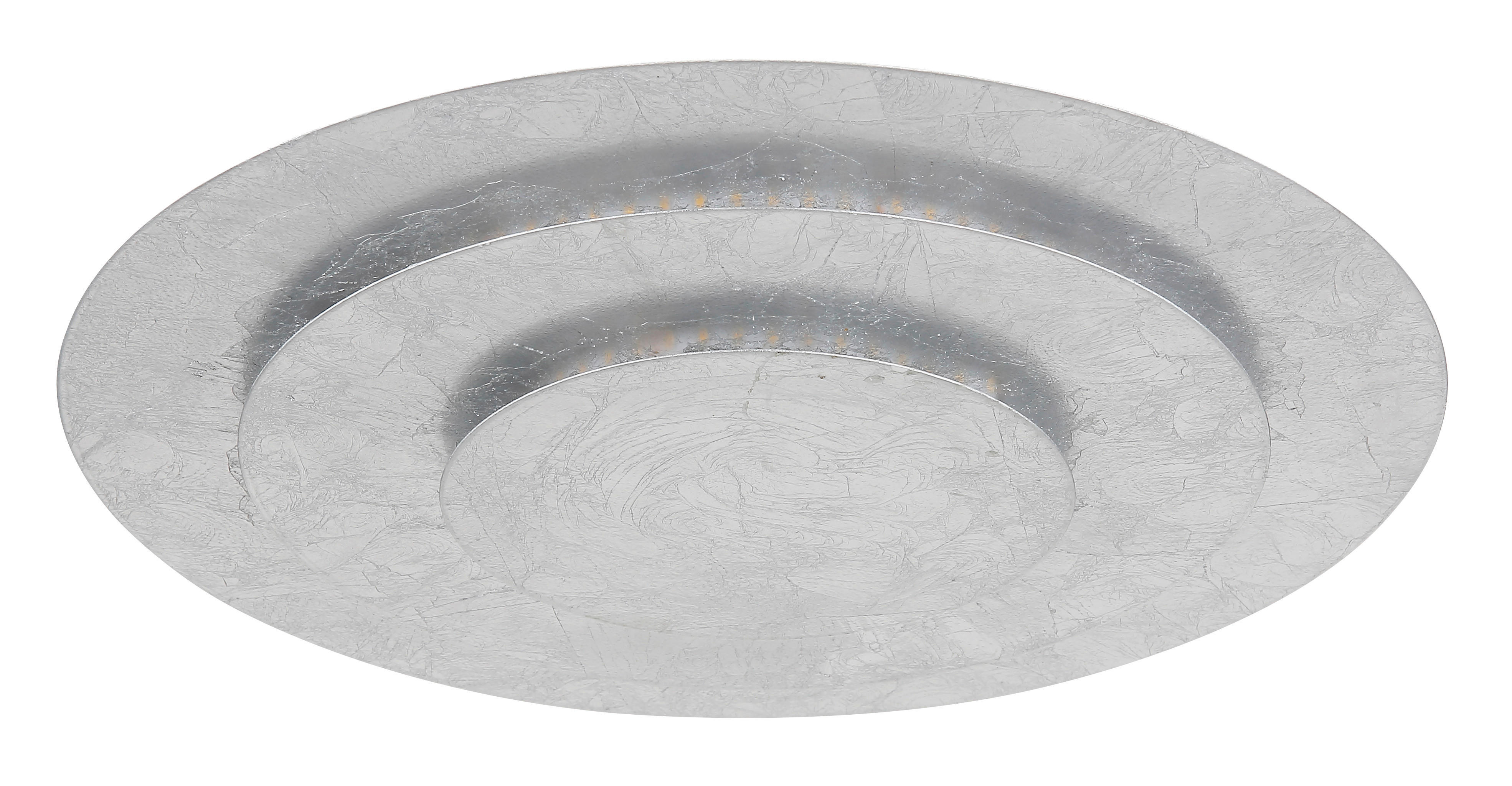 GLOBO LED-Deckenleuchte Heda 48465-24S silber Metall H/D: ca. 7x35 cm Heda - silber (35,00/7,00cm) - GLOBO