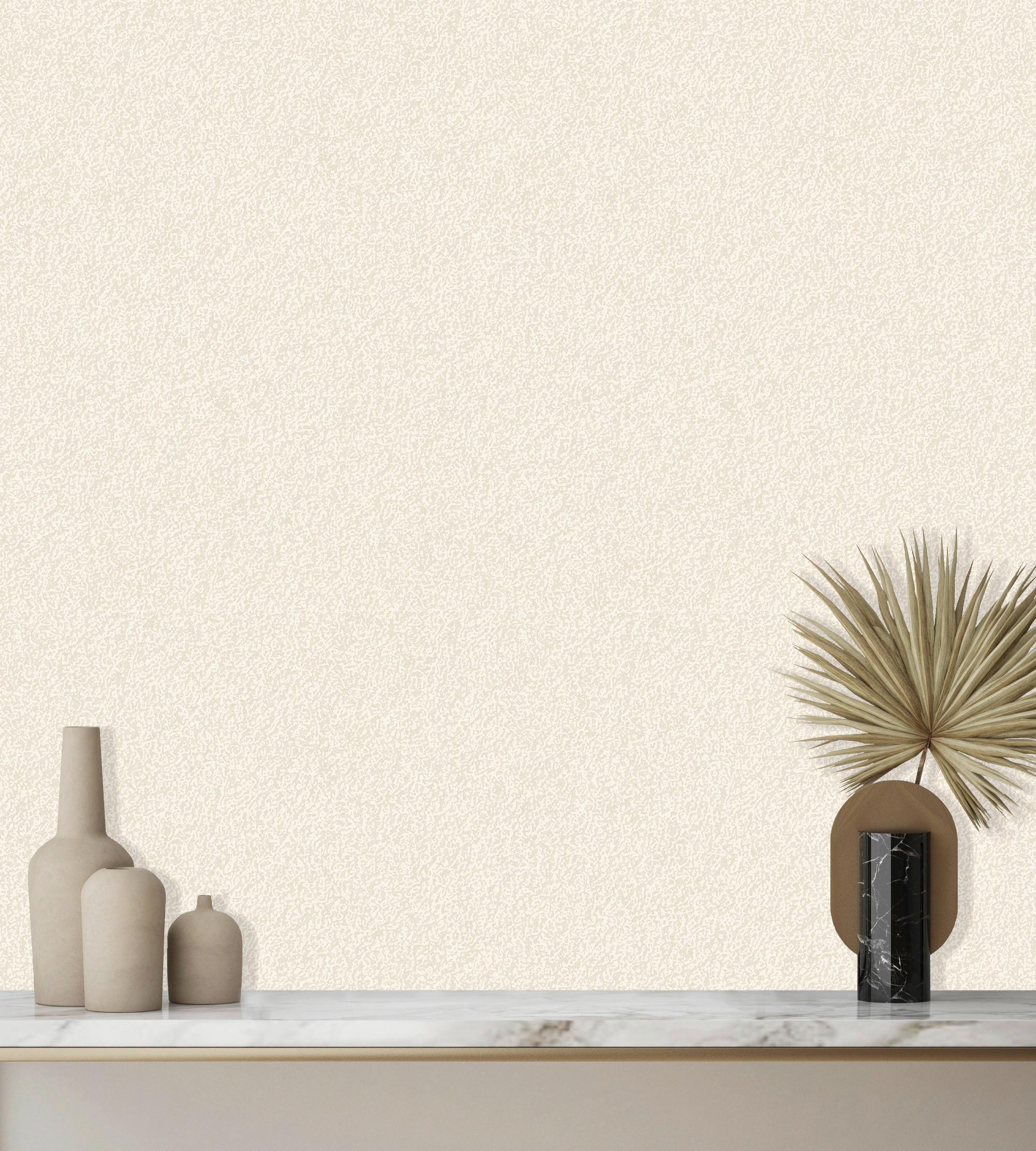 UGEPA Vinyltapete Struktur beige B/L: ca. 53x1500 cm Vinyltapete_A06307 15m Podest - beige (53,00/1500,00cm) - UGEPA