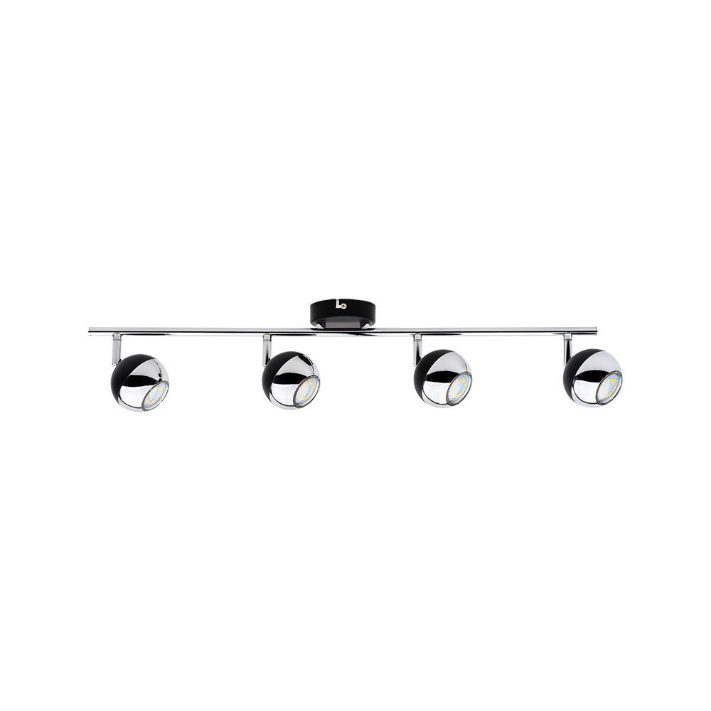 SPOT Light Spotbalken 2502404 schwarz Chrom Metall B/H/T: ca. 69x16x8 cm GU günstig online kaufen