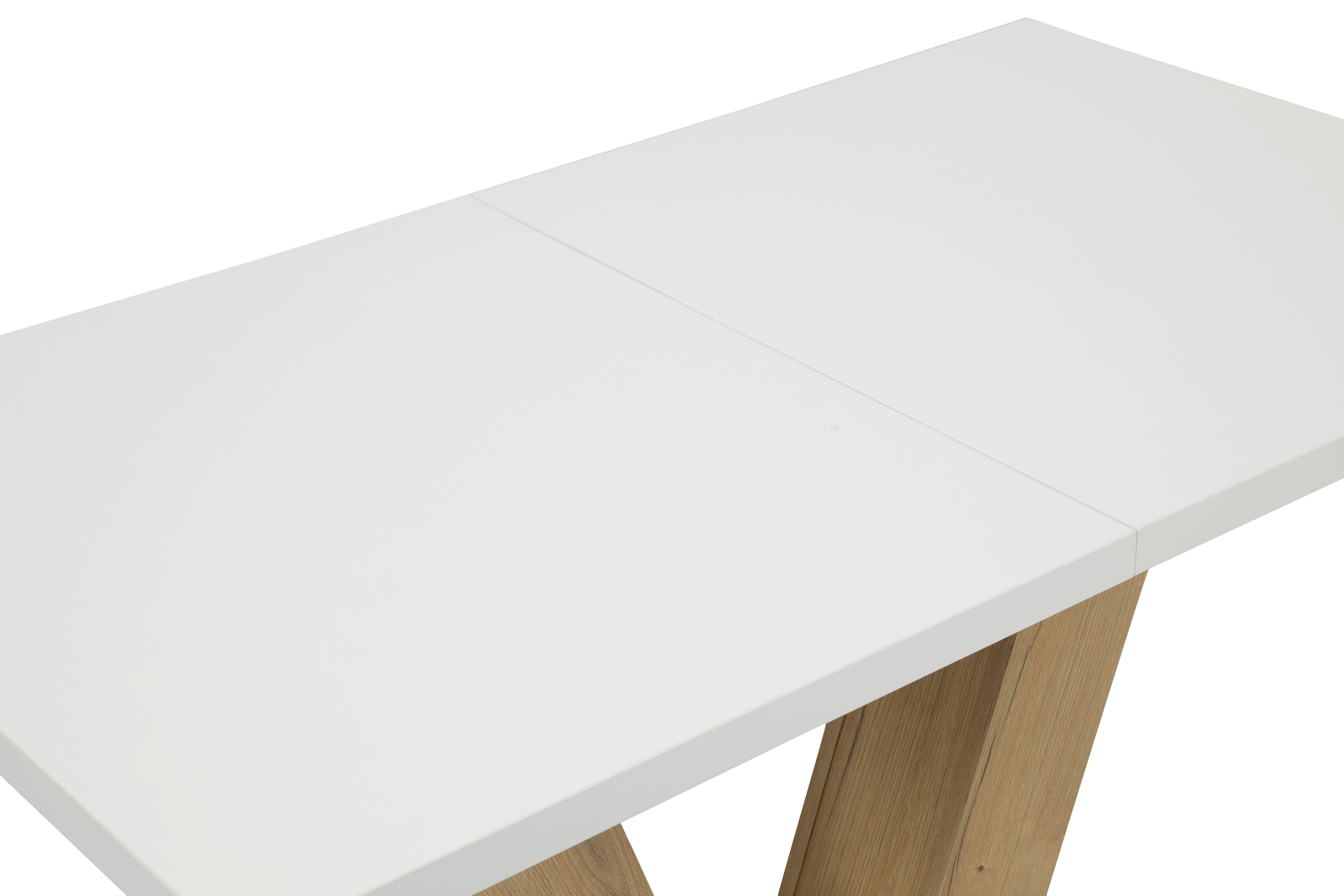Esstisch Hamm weiß Eiche B/H/T: ca. 180x76x90 cm Hamm - Eiche/weiß (180,00/76,00/90,00cm) - Hela