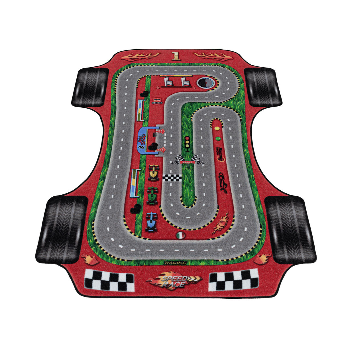 Ayyildiz Teppich PLAY rot B/L: ca. 80x120 cm PLAY - rot (80,00/120,00cm) - Ayyildiz