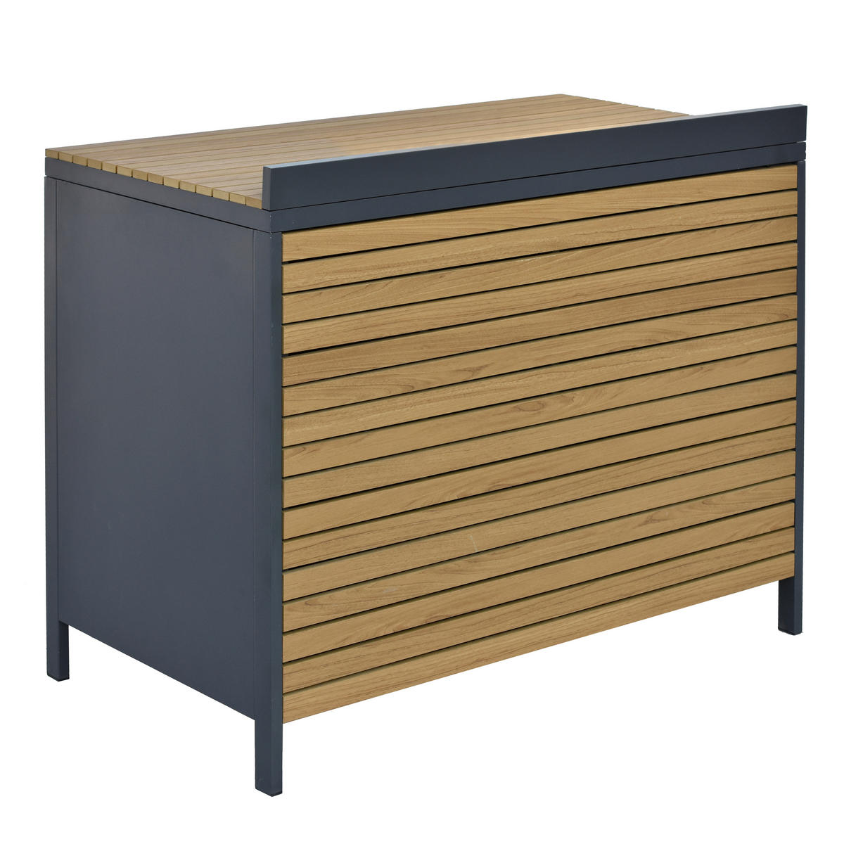POCOline Outdoor-Küchenmodul anthrazit Aluminium B/H/L: ca. 110x89x61,5 cm Outdoor-Küchenmodul - natur/anthrazit (61,50/110,00/89,00cm) - POCOline