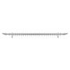 Gardinenstange Lipstick Chrom Metall D: ca. 2 cm ausziehbar von ca. 130 bis 240 cm 1.0 Läufe Lipstick - Chrom (2,00cm) - LICHTBLICK