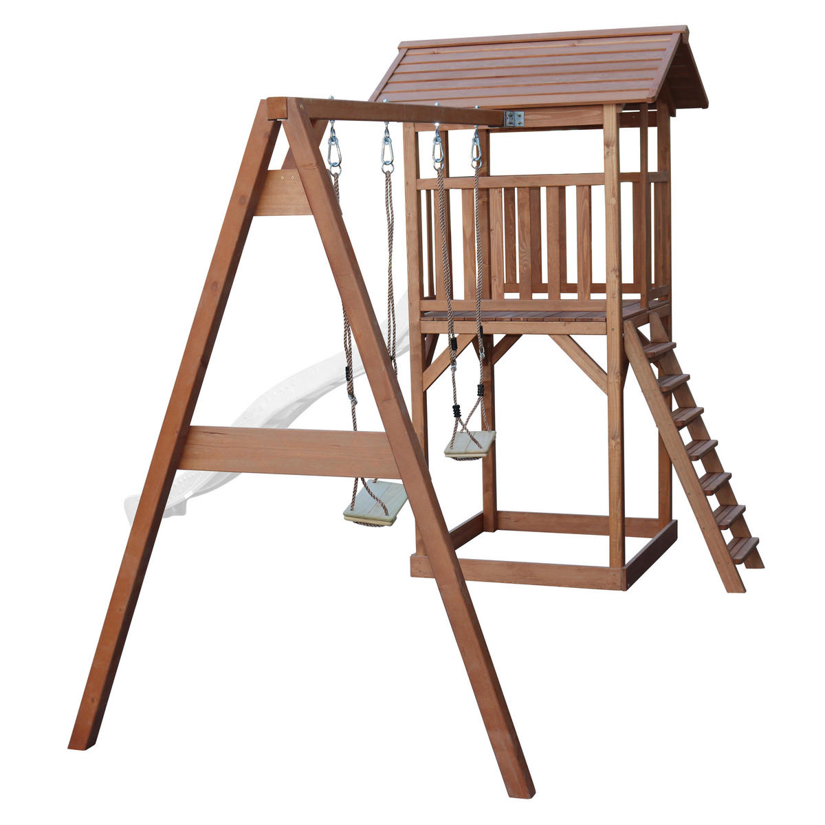 AXI Spielturm Beach Tower braun B/H/L: ca. 357x242x349 cm Beach Tower - braun/weiß (349,00/357,00/242,00cm) - AXI