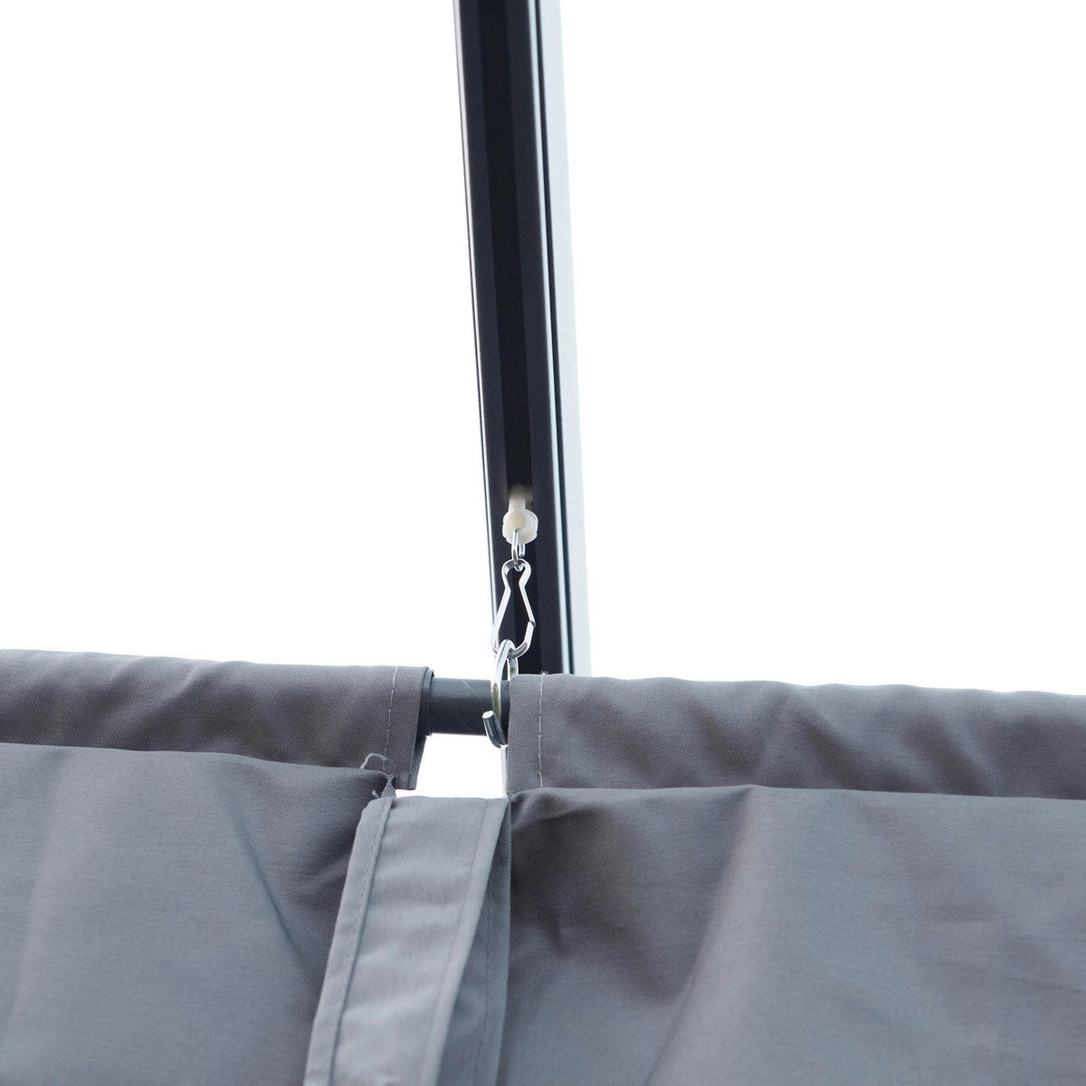 Outsunny Pergola dunkelgrau Stahl B/H/L: ca. 300x222x400 cm Pergola - dunkelgrau (400,00/300,00/222,00cm) - Outsunny