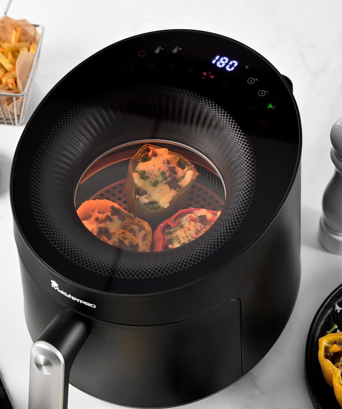 MASTERPRO Heißluftfritteuse ROCKET CYCLONE 500 - schwarz - MASTERPRO