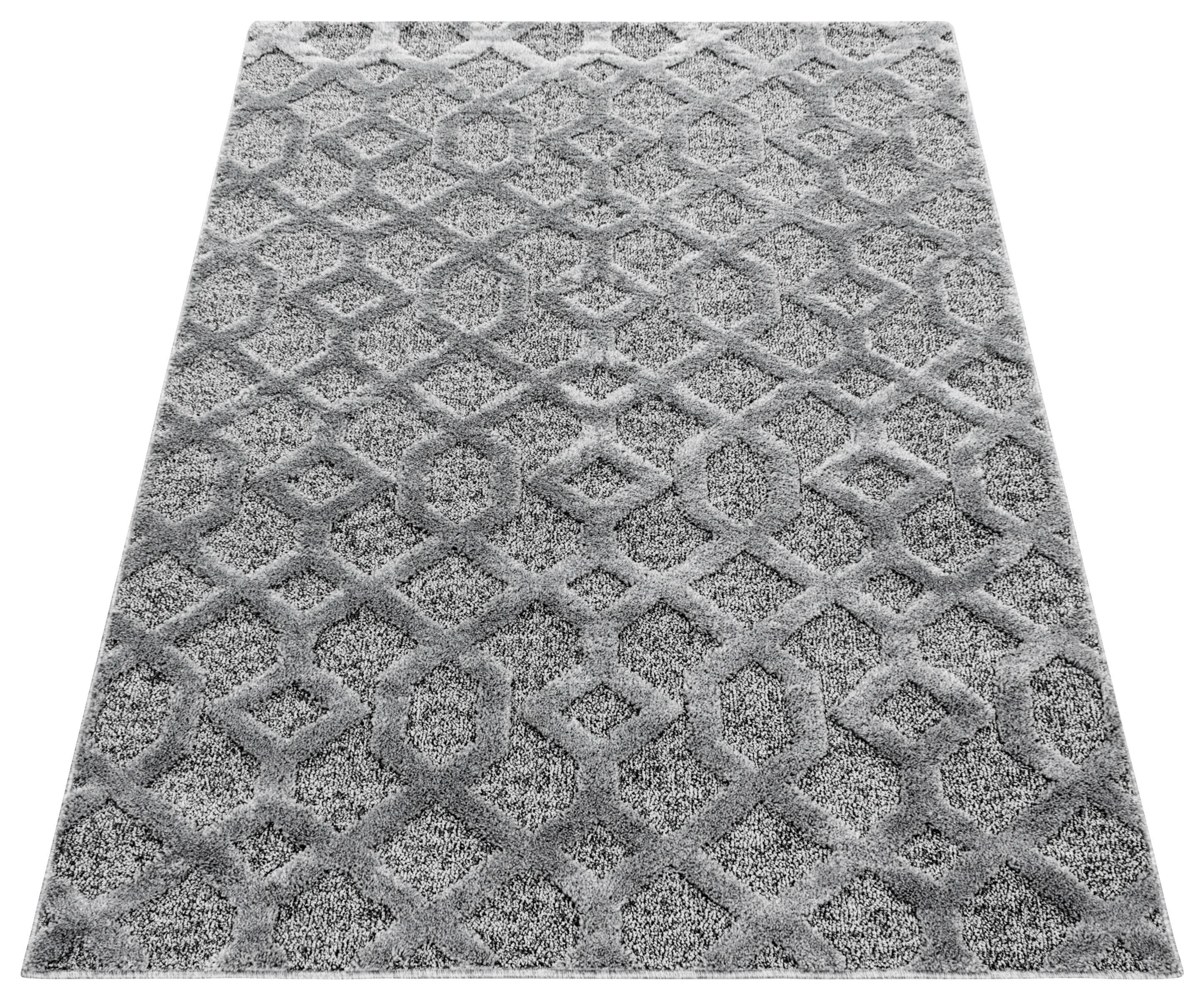 Ayyildiz Teppich PISA grau B/L: ca. 280x370 cm PISA - grau (280,00/370,00cm) - Ayyildiz
