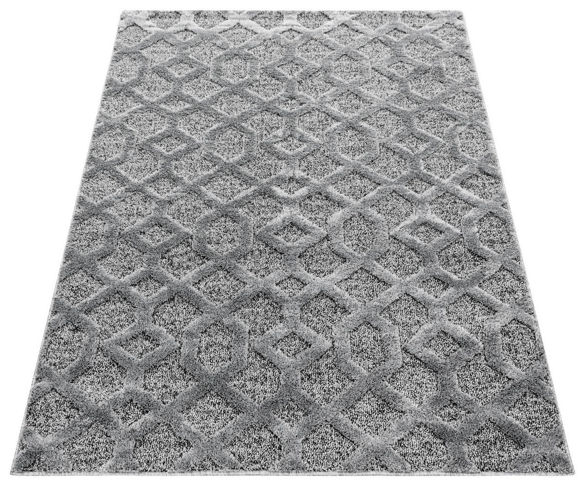 Ayyildiz Teppich PISA grau B/L: ca. 280x370 cm PISA - grau (280,00/370,00cm) - Ayyildiz