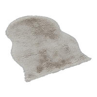 Fellimitat Mick silber B/L: ca. 55x80 cm Mick - silber (55,00/80,00cm)