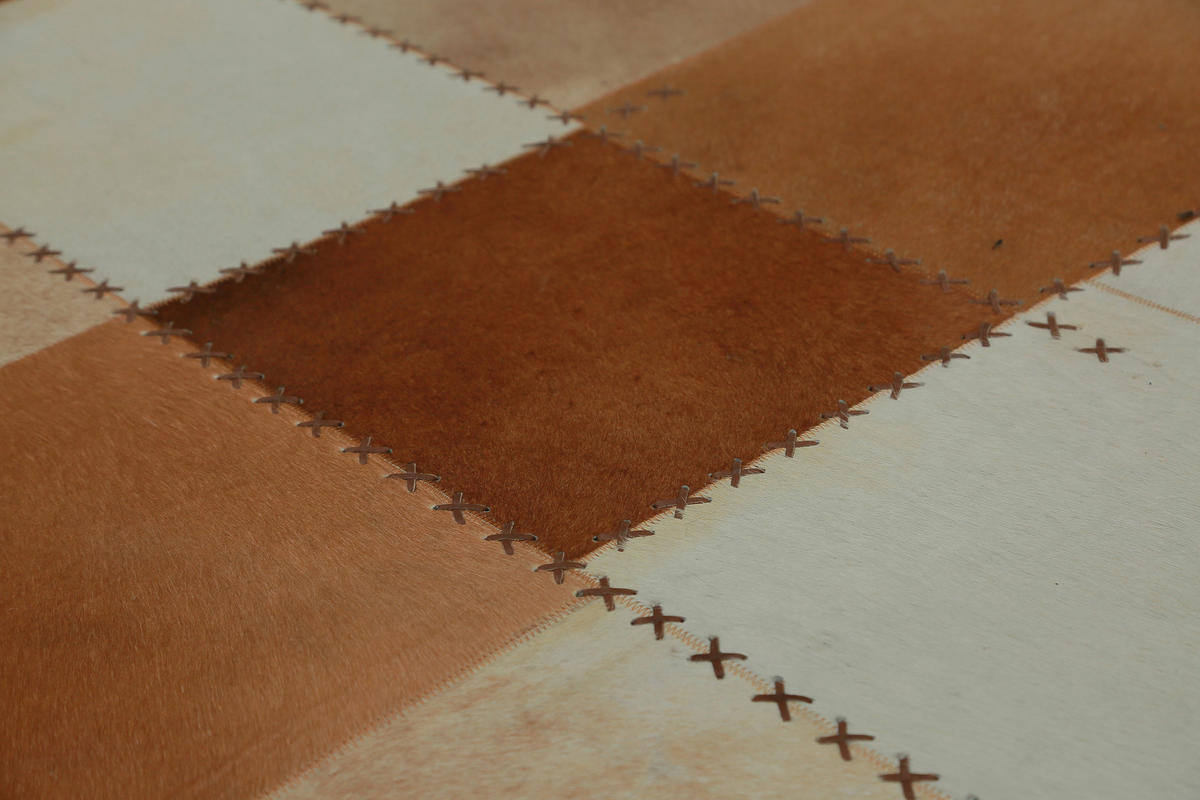 Kayoom Kurzflorteppich Mystic 110 braun B/L: ca. 80x150 cm Mystic 110 - braun/mehrfarbig (80,00/150,00cm) - Kayoom