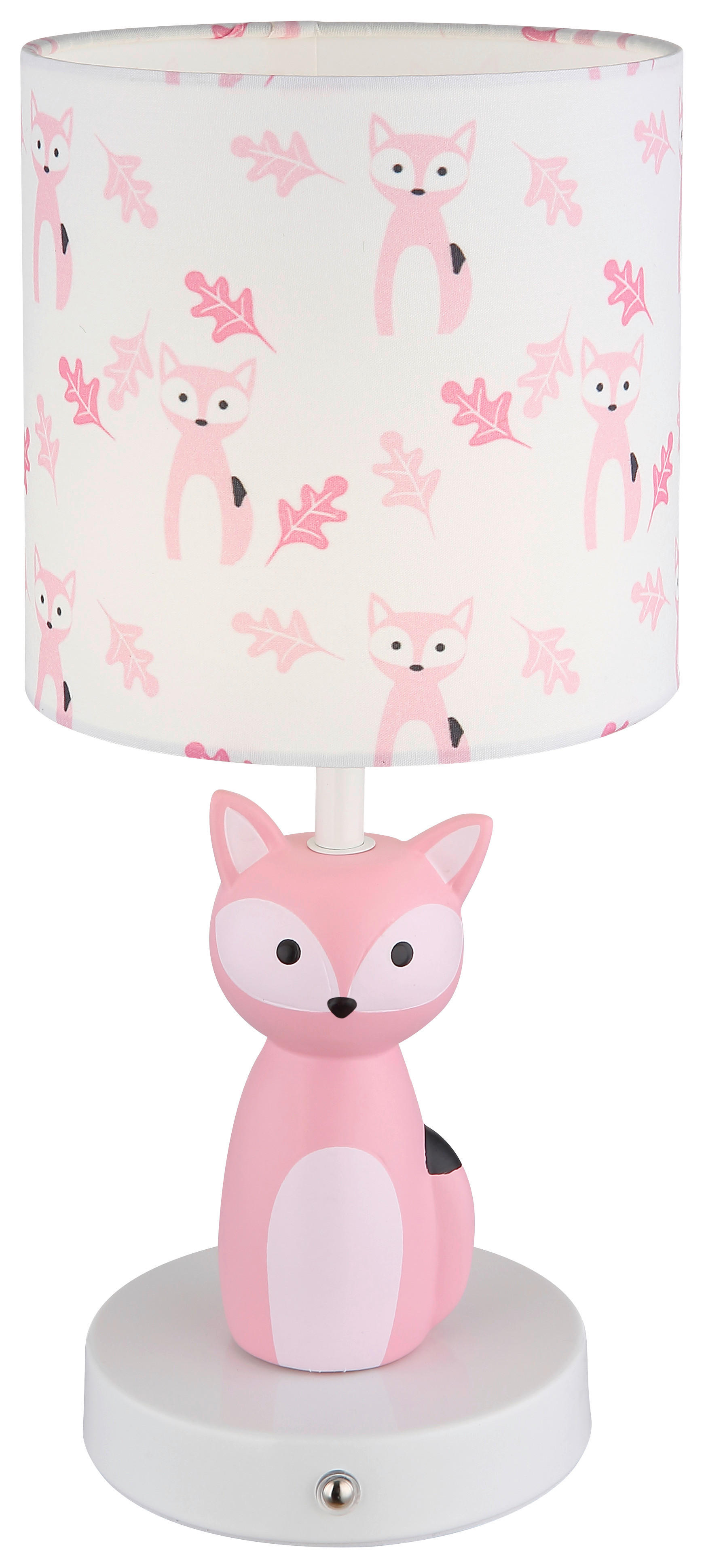 GLOBO Tischleuchte FOXY - pink/weiß (15,00/33,50cm) - GLOBO