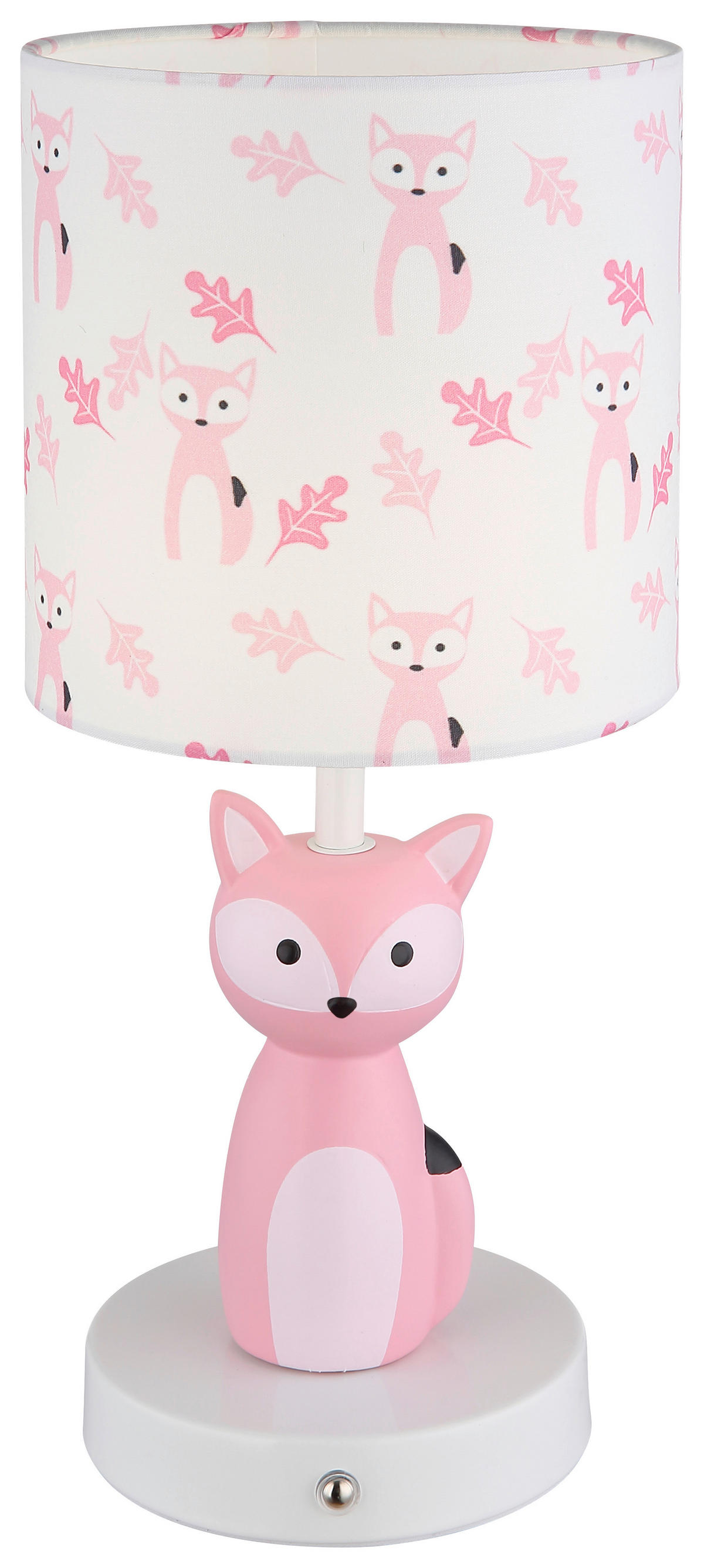 GLOBO Tischleuchte FOXY - pink/weiß (15,00/33,50cm) - GLOBO