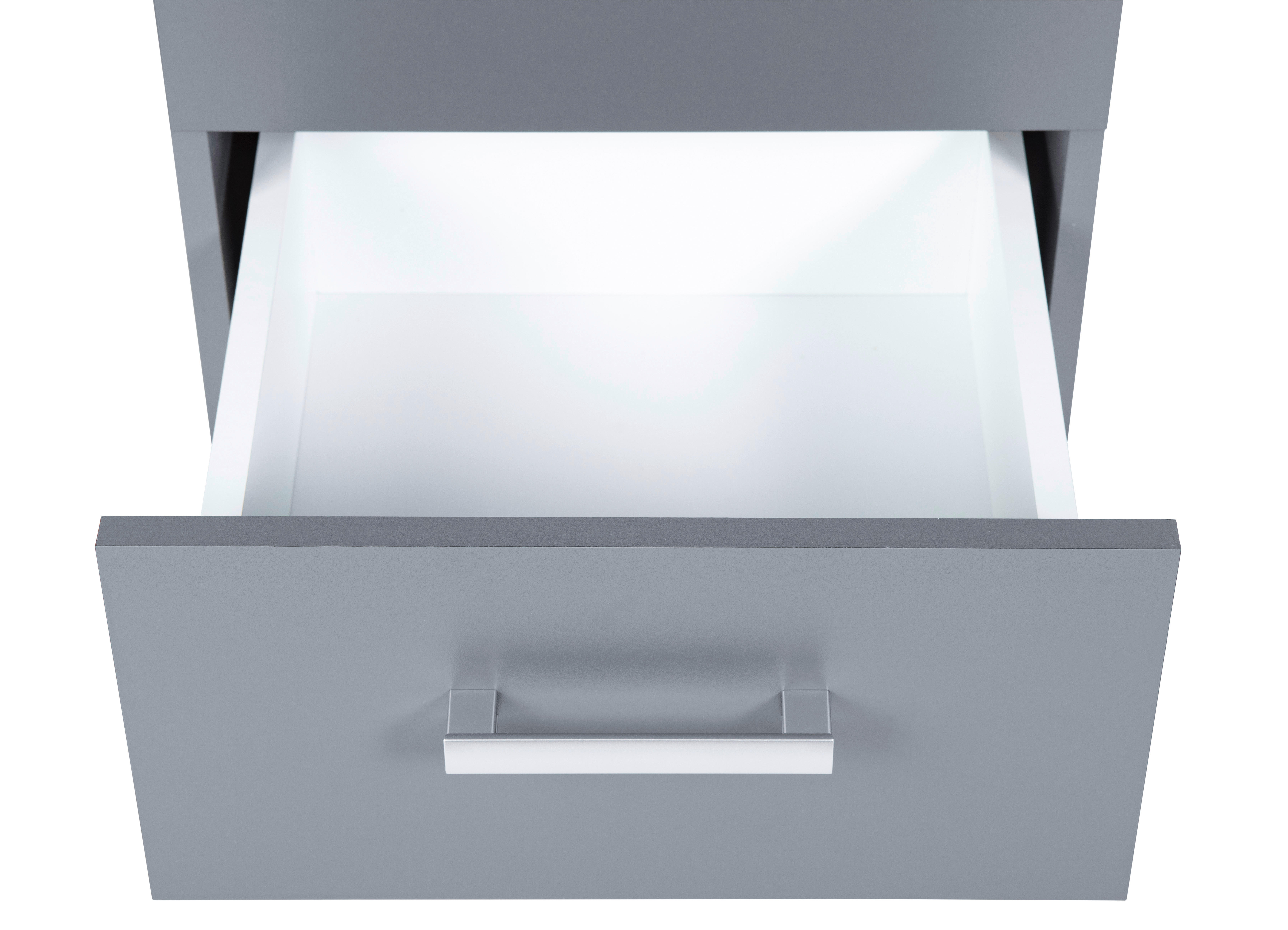 Kommode Elenzio Grafitgrau Optik B/H/T: ca. 41,2x71x40 cm Elenzio - (41,20/71,00/40,00cm) - Inter Link