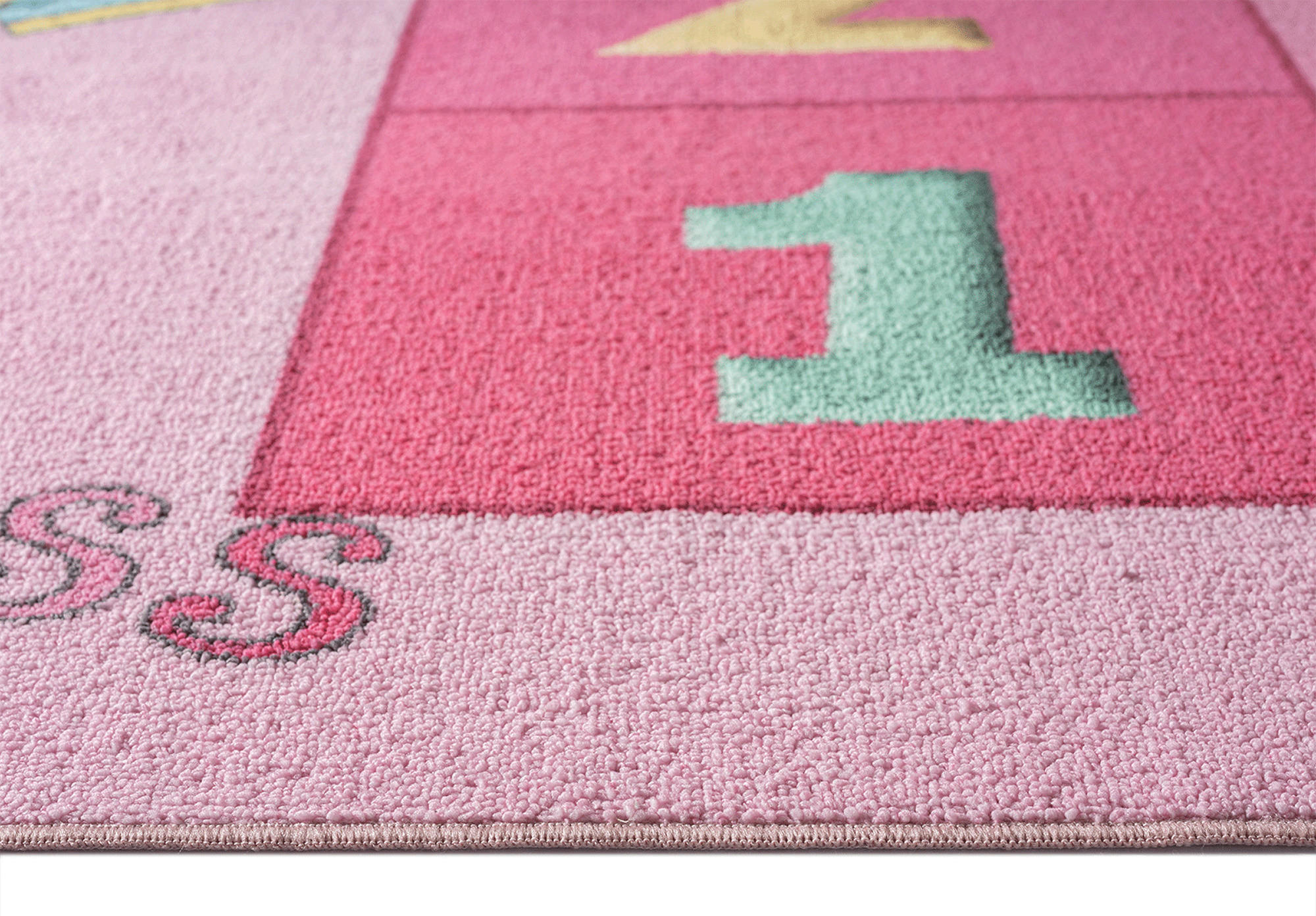 Merinos Teppich Happy Kids pink B/L: ca. 120x160 cm Happy Kids - pink (120,00/160,00cm) - Merinos