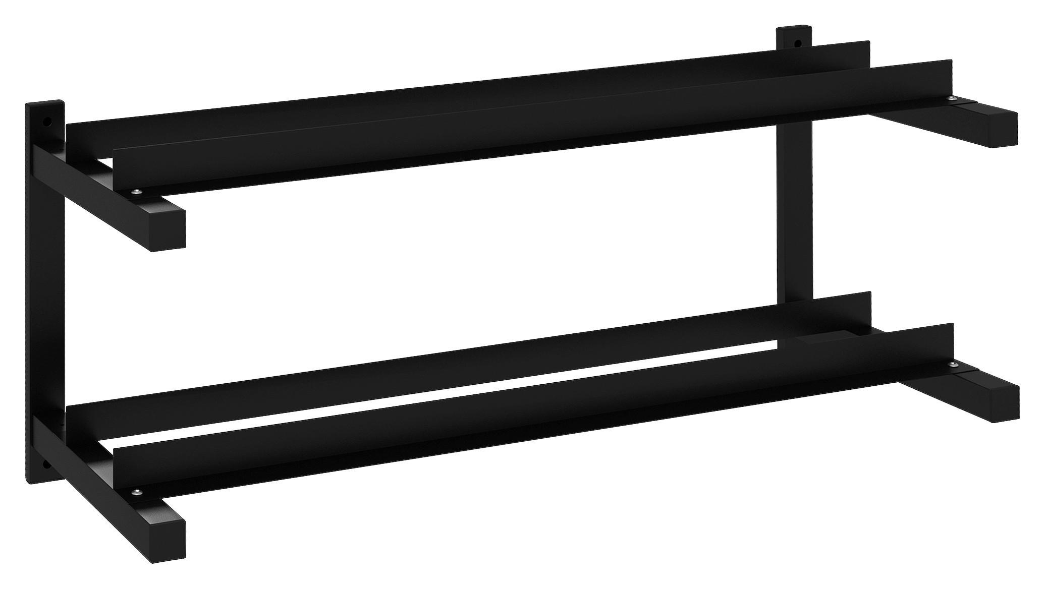 SPORTNOW Hantelständer schwarz Edelstahl B/H/L: ca. 40x98x35 cm Hantelständer - schwarz (35,00/40,00/98,00cm) - SPORTNOW