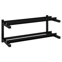 SPORTNOW Hantelständer schwarz Edelstahl B/H/L: ca. 40x98x35 cm Hantelständer - schwarz (35,00/40,00/98,00cm) - SPORTNOW