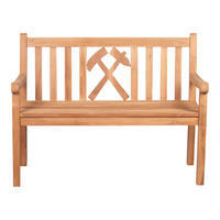 deVries Gartenbank Woodie natur Teakholz B/H/T: ca. 120x89x60 cm Woodie - natur (120,00/89,00/60,00cm) - deVries