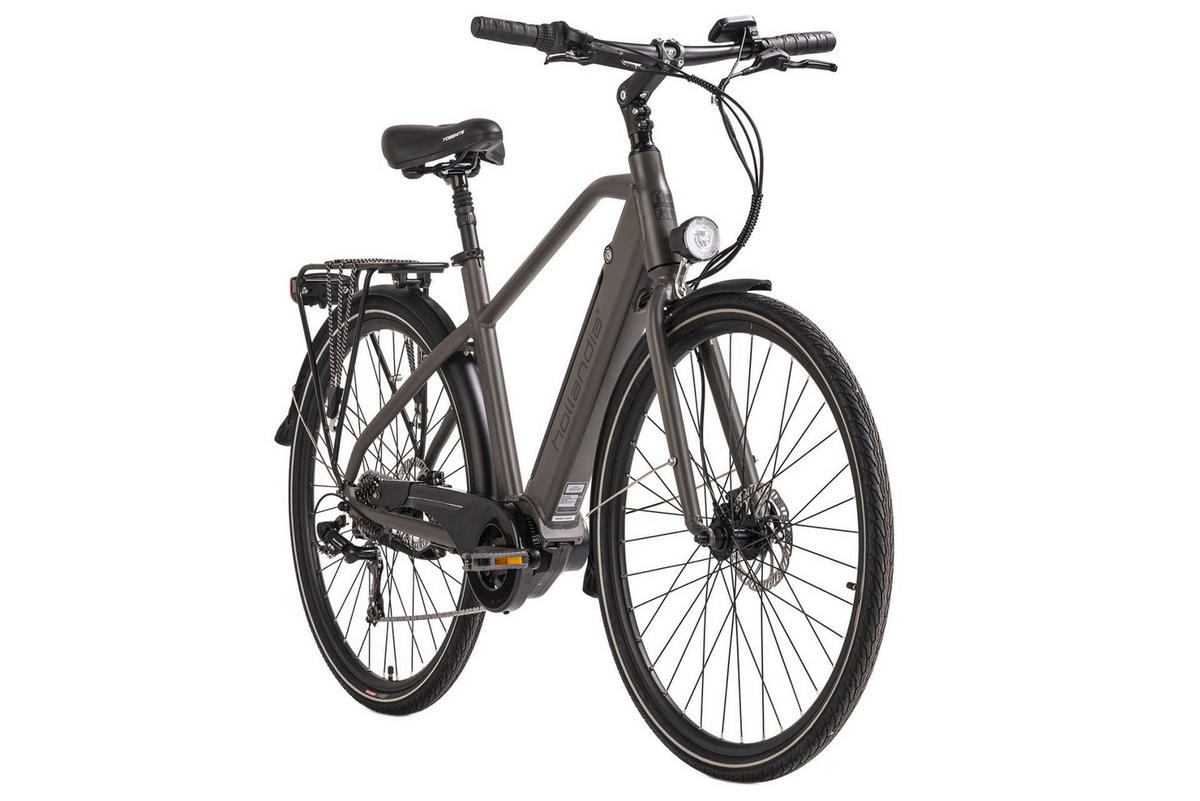 Hollandia Alu E-Cityrad Mantova Mantova 28'' 28 Zoll Rahmenhöhe 52 cm 7 Gänge grau grau ca. 250 W ca. 36 V ca. 28 Zoll Mantova - grau - Hollandia