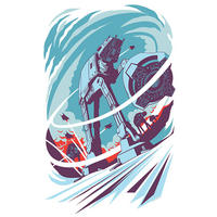 Komar Poster Star Wars Classic Vector Hoth Star Wars B/L: ca. 40x50 cm Star Wars Classic Vector Hoth - (40,00/50,00cm) - Komar