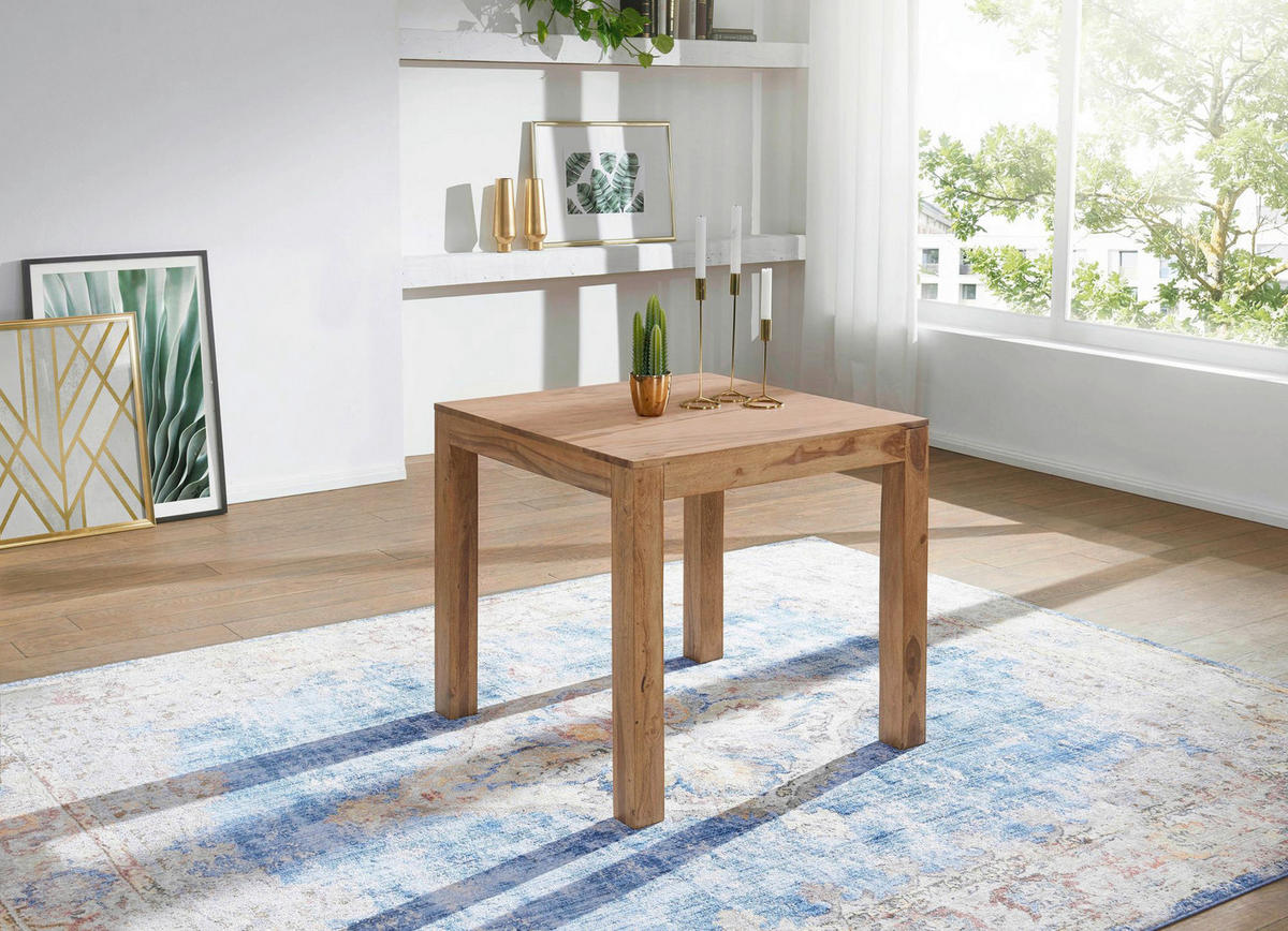 Esstisch natur B/H/T: ca. 80x76x80 cm Esstisch - natur (80,00/76,00/80,00cm) - Wohnling