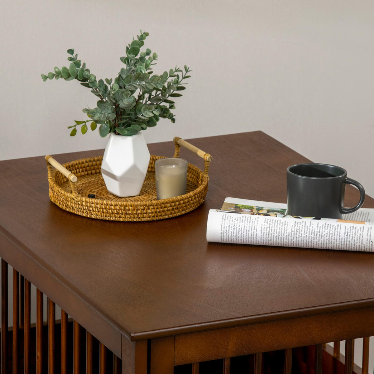 PawHut Hunde-Zubehör braun Edelstahl B/H/L: ca. 59,5x80,5x67,5 cm Hundekäfig - braun (67,50/59,50/80,50cm) - PawHut