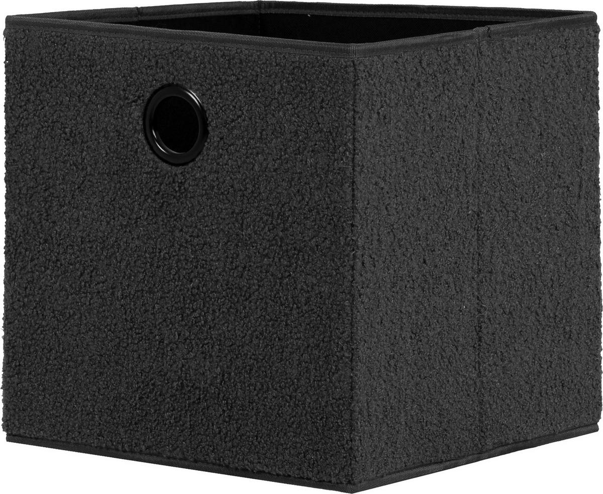 Stoffbox dunkelgrau B/H/T: ca. 32x32x32 cm Stoffbox_1 3750 - dunkelgrau (32,00/32,00/32,00cm)