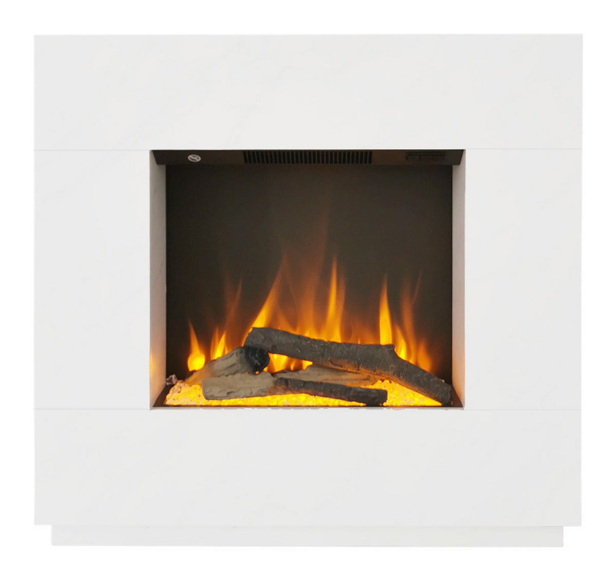 BHP Elektrischer-Kamin ESPEN BG00752 weiß MDF B/H/T: ca. 80x76x26 cm ca. 1500 W Elektrokamin BG00752 - weiß (80,00/76,00/26,00cm) - BHP