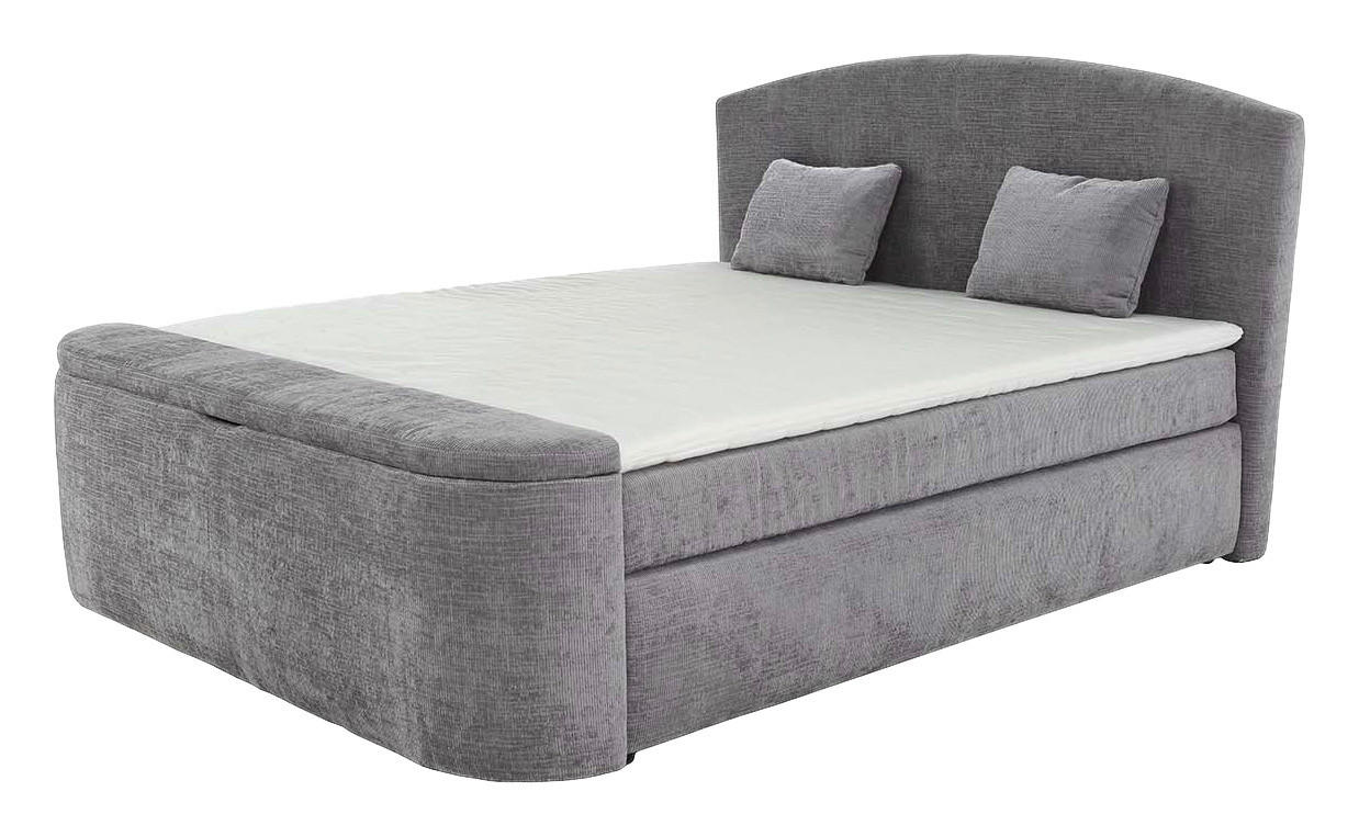 Boxspringbett  hellgrau Liegefläche B/L: ca. 180x200 cm Pia_Mix_Boxspringbett - hellgrau (199,00/130,00/241,00cm)