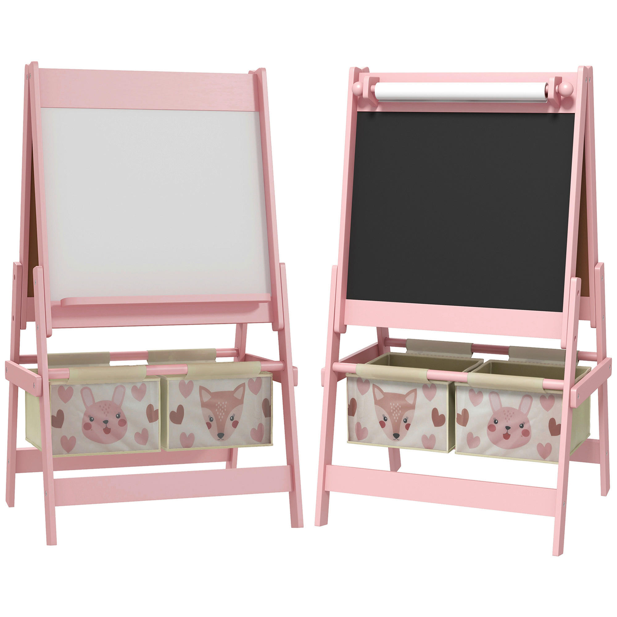 AIYAPLAY Kindertafel B/H/L: ca. 46,5x93x54 cm Kindertafel - rosa (54,00/46,50/93,00cm) - AIYAPLAY