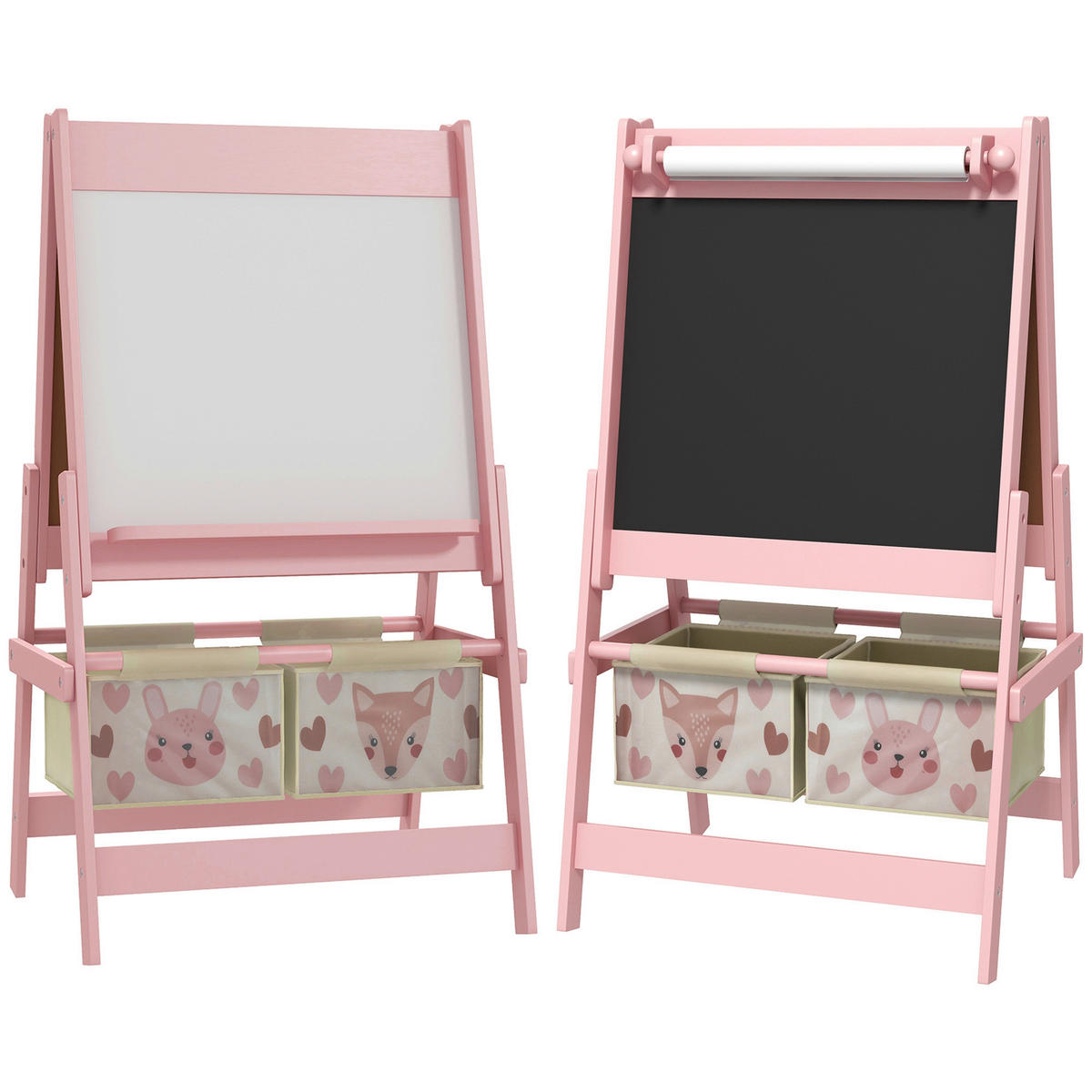 AIYAPLAY Kindertafel B/H/L: ca. 46,5x93x54 cm Kindertafel - rosa (54,00/46,50/93,00cm) - AIYAPLAY