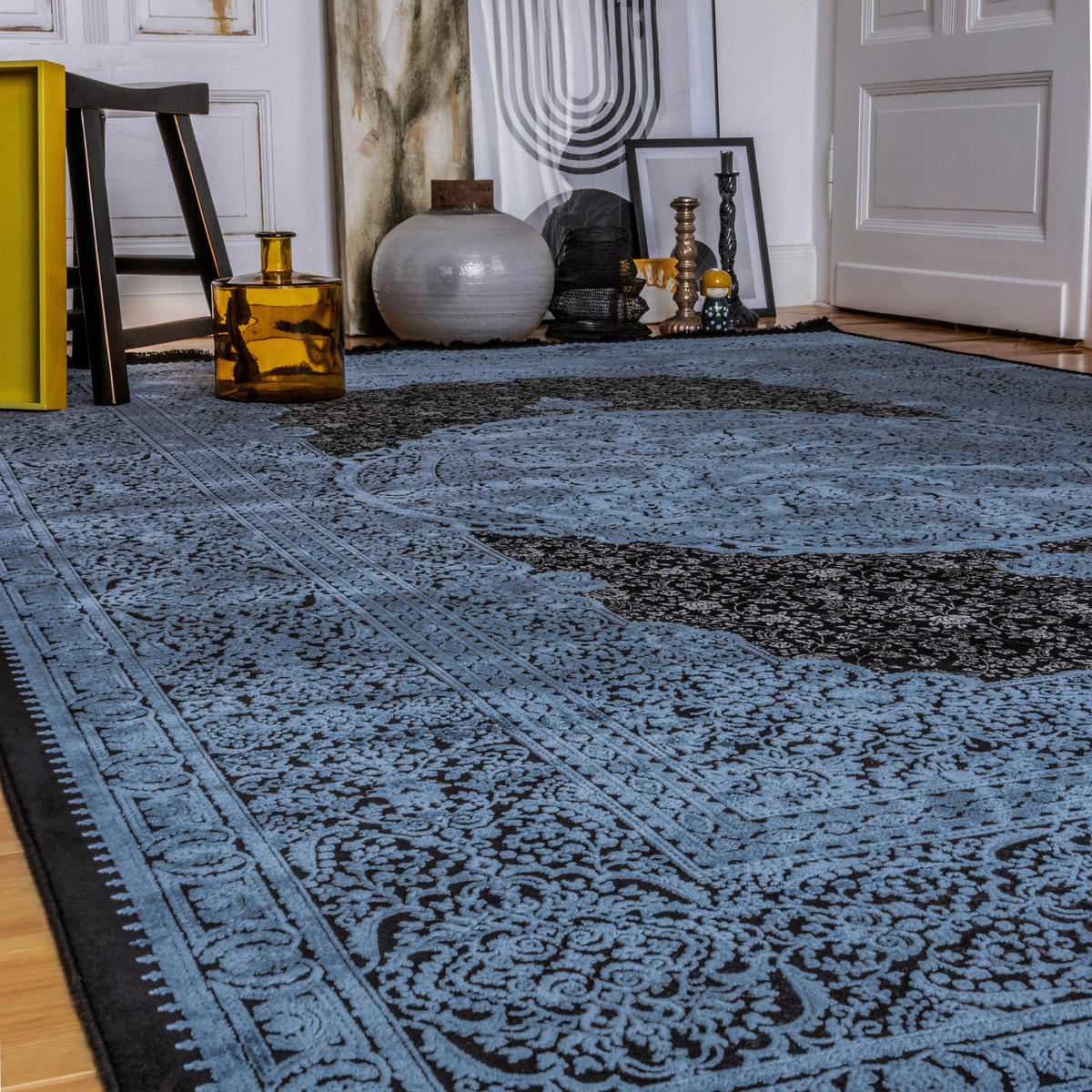 Obsession Teppich My Palace of Obsession blau B/L: ca. 80x150 cm My Palace of Obsession - blau (80,00/150,00cm) - Obsession