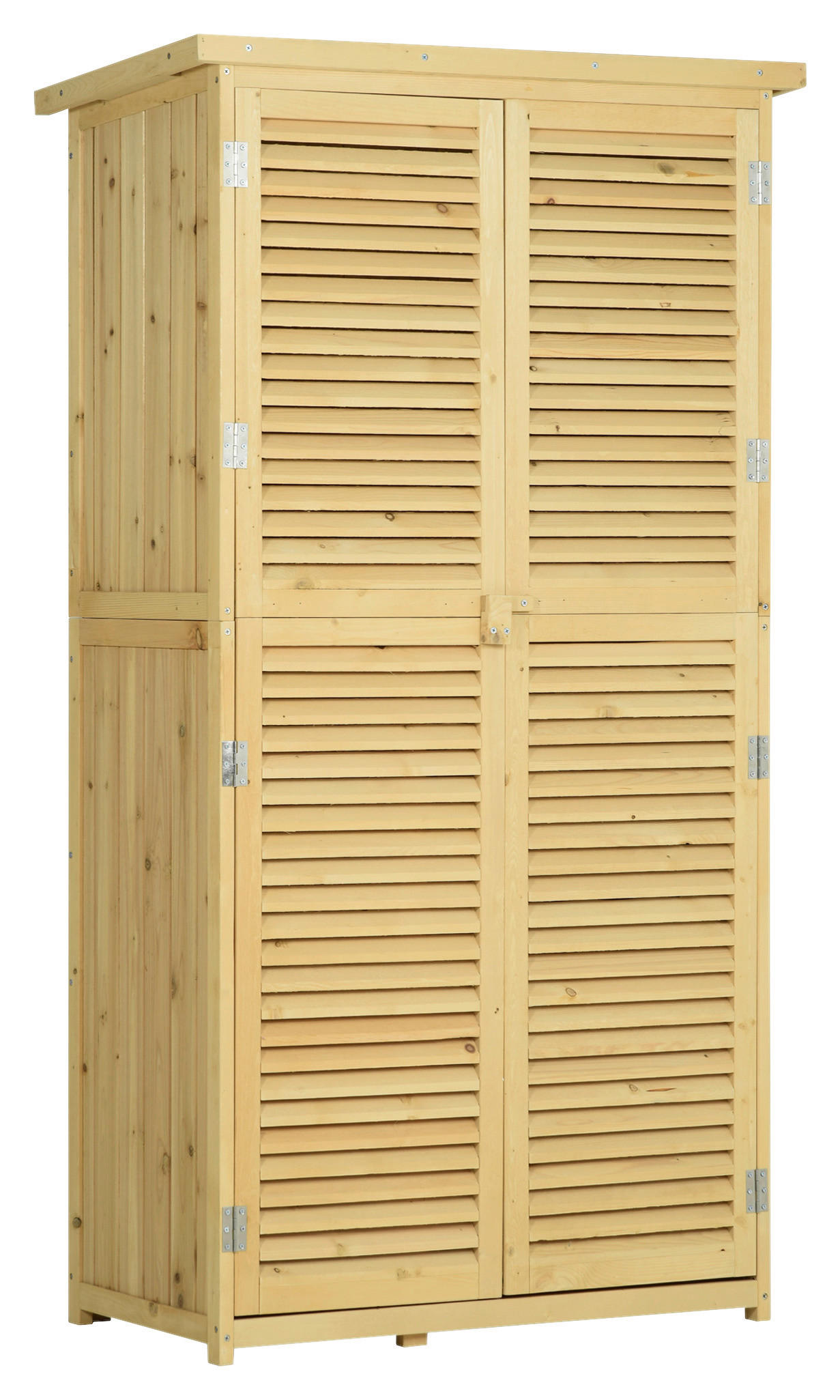 Outsunny Gartenhaus natur B/H/L: ca. 465x160x87 cm Gartenhaus - natur (87,00/465,00/160,00cm) - Outsunny