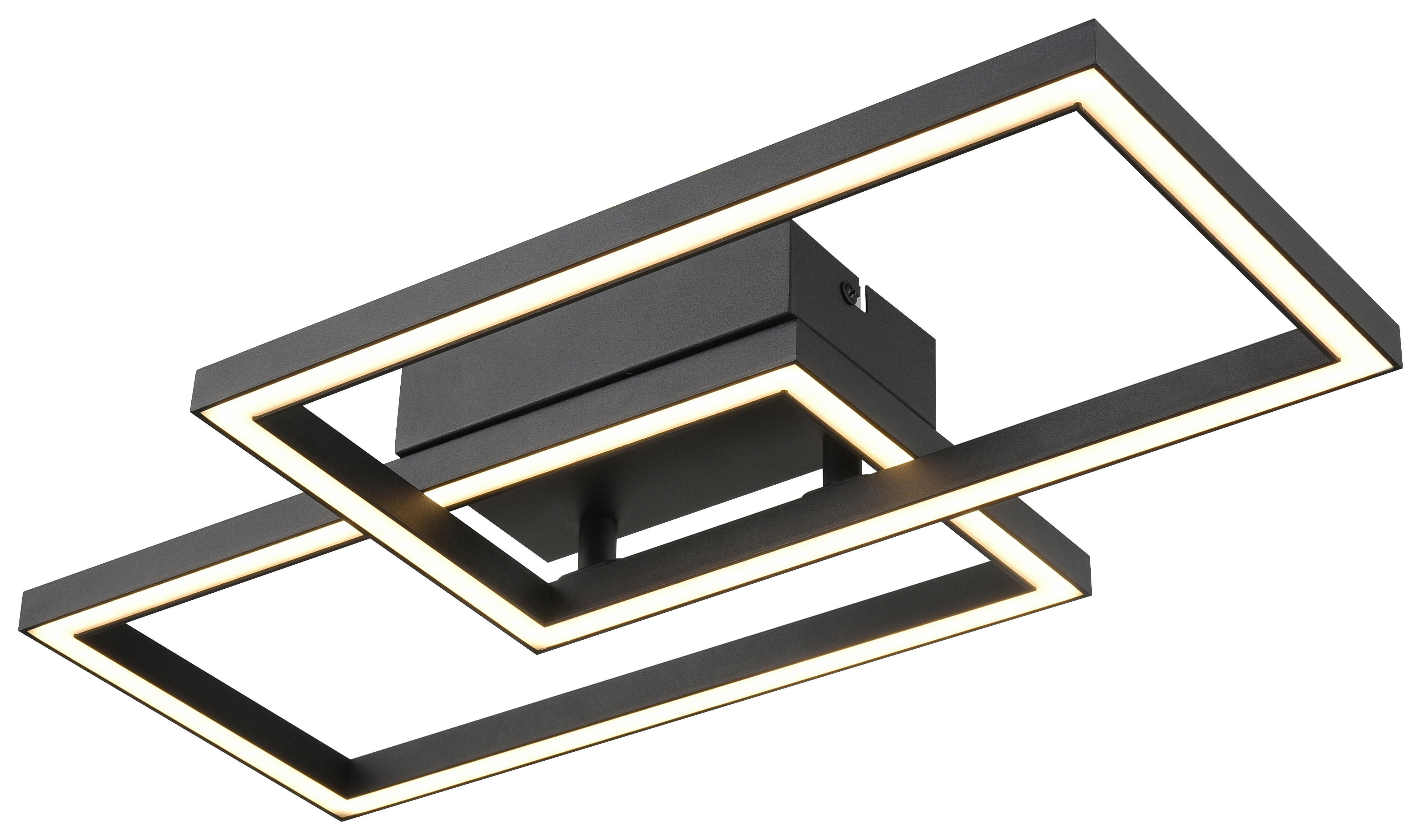 Deckenleuchte schwarz Kunststoff B/H/L: ca. 28x6x50 cm LED-Deckenleuchte_Lenna - schwarz (50,00/28,00/6,00cm)